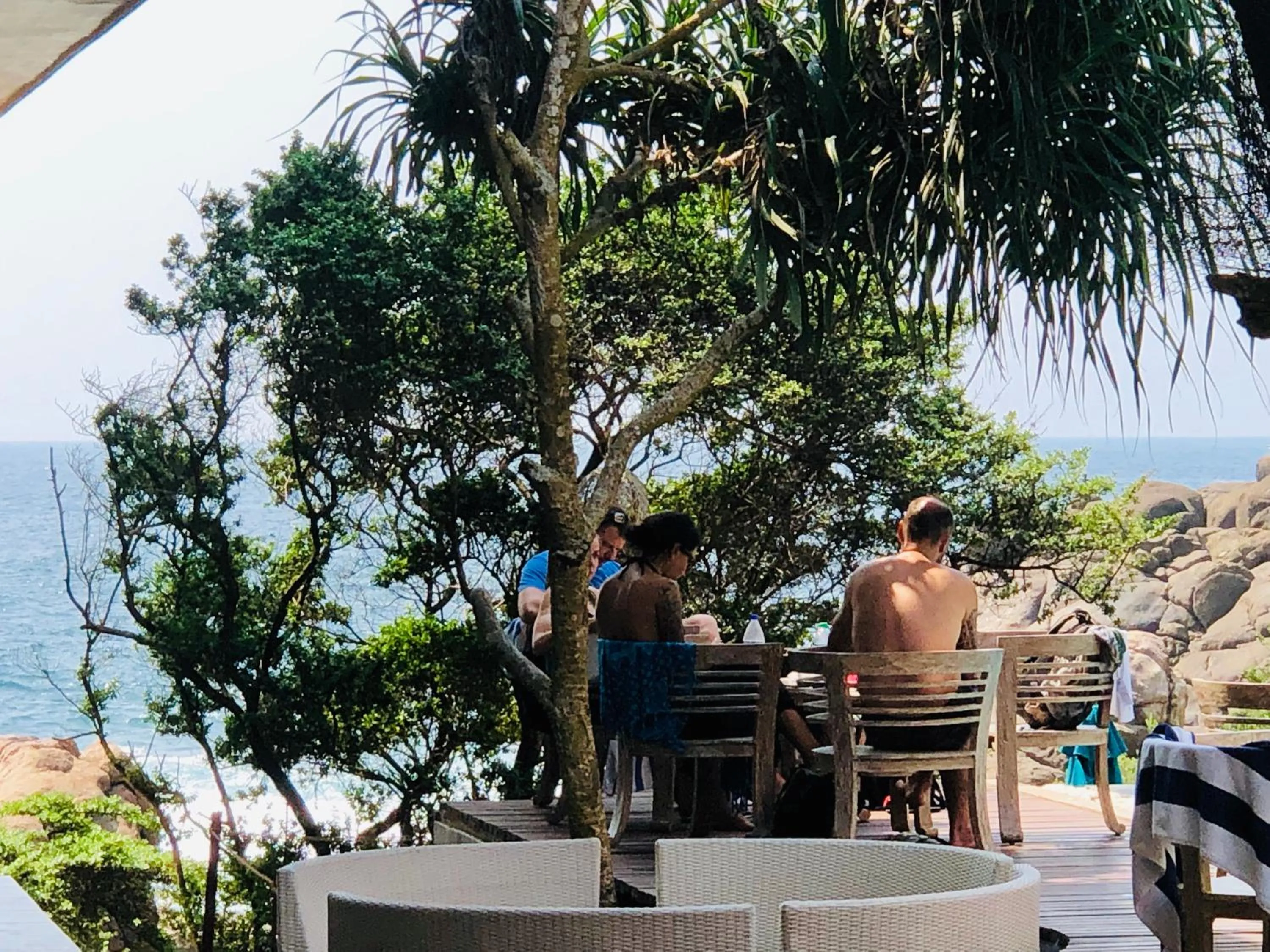 Patio in Thaproban Pavilion Waves