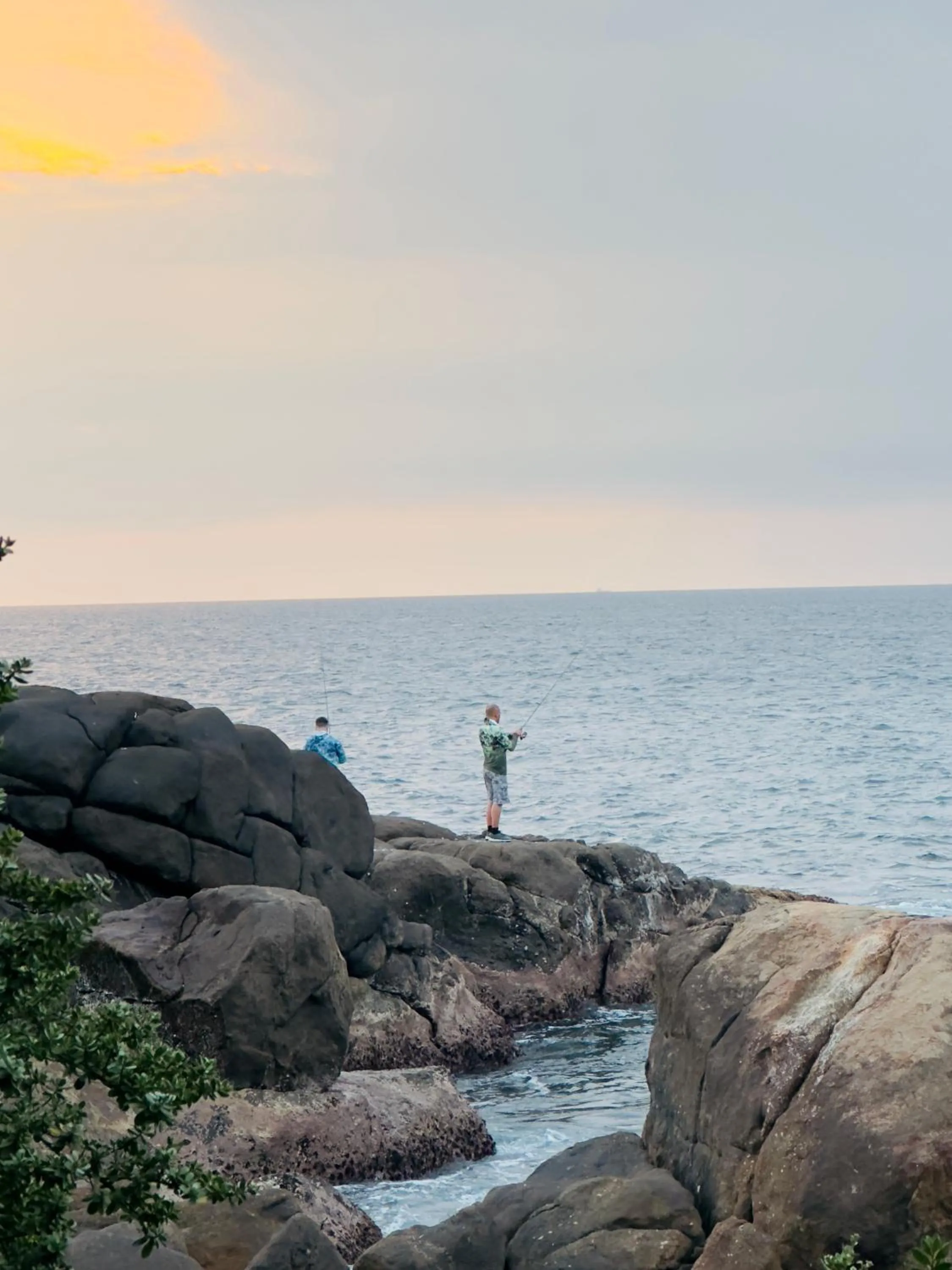 Fishing in Thaproban Pavilion Waves