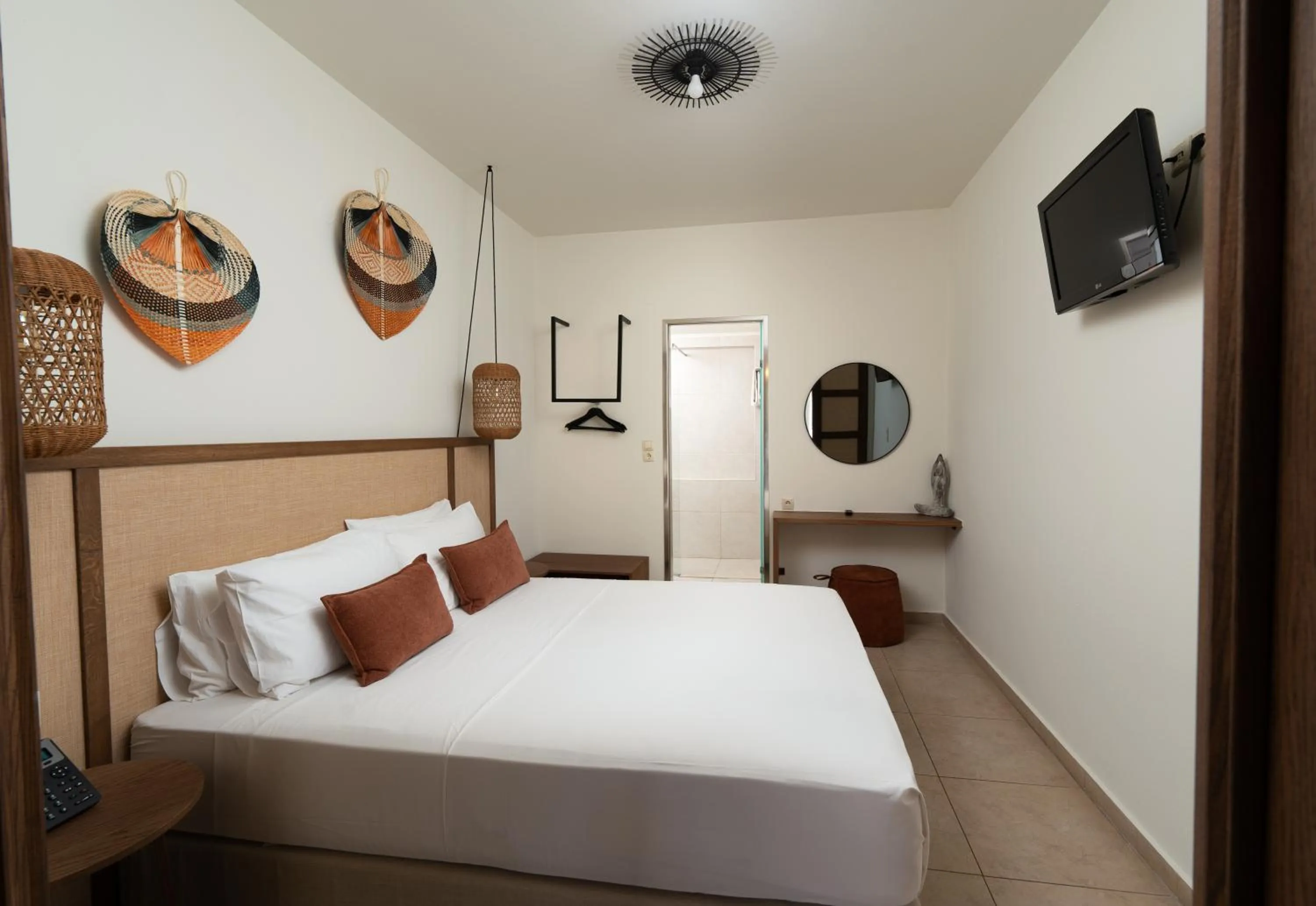 Bedroom, Bed in Nostos Beach Boutique Hotel