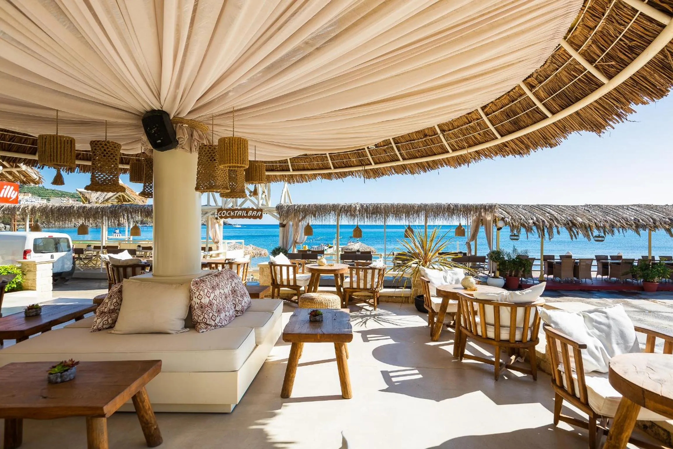 Lounge or bar in Nostos Beach Boutique Hotel