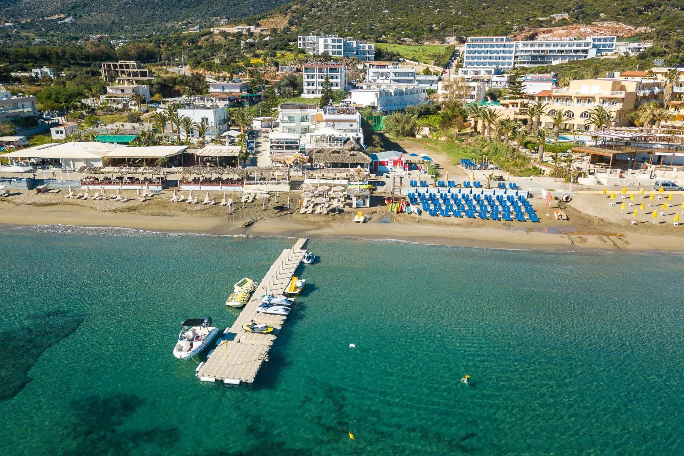 Bird's eye view in Nostos Beach Boutique Hotel