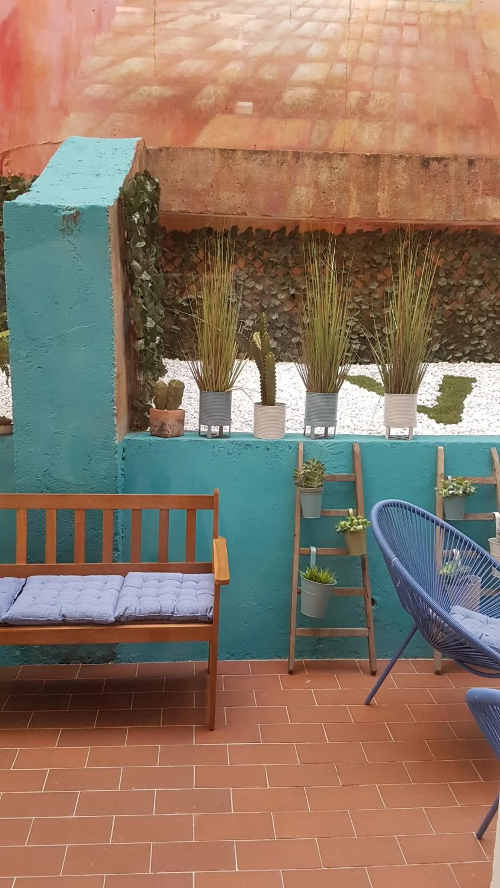 Patio in Hotel Victoria