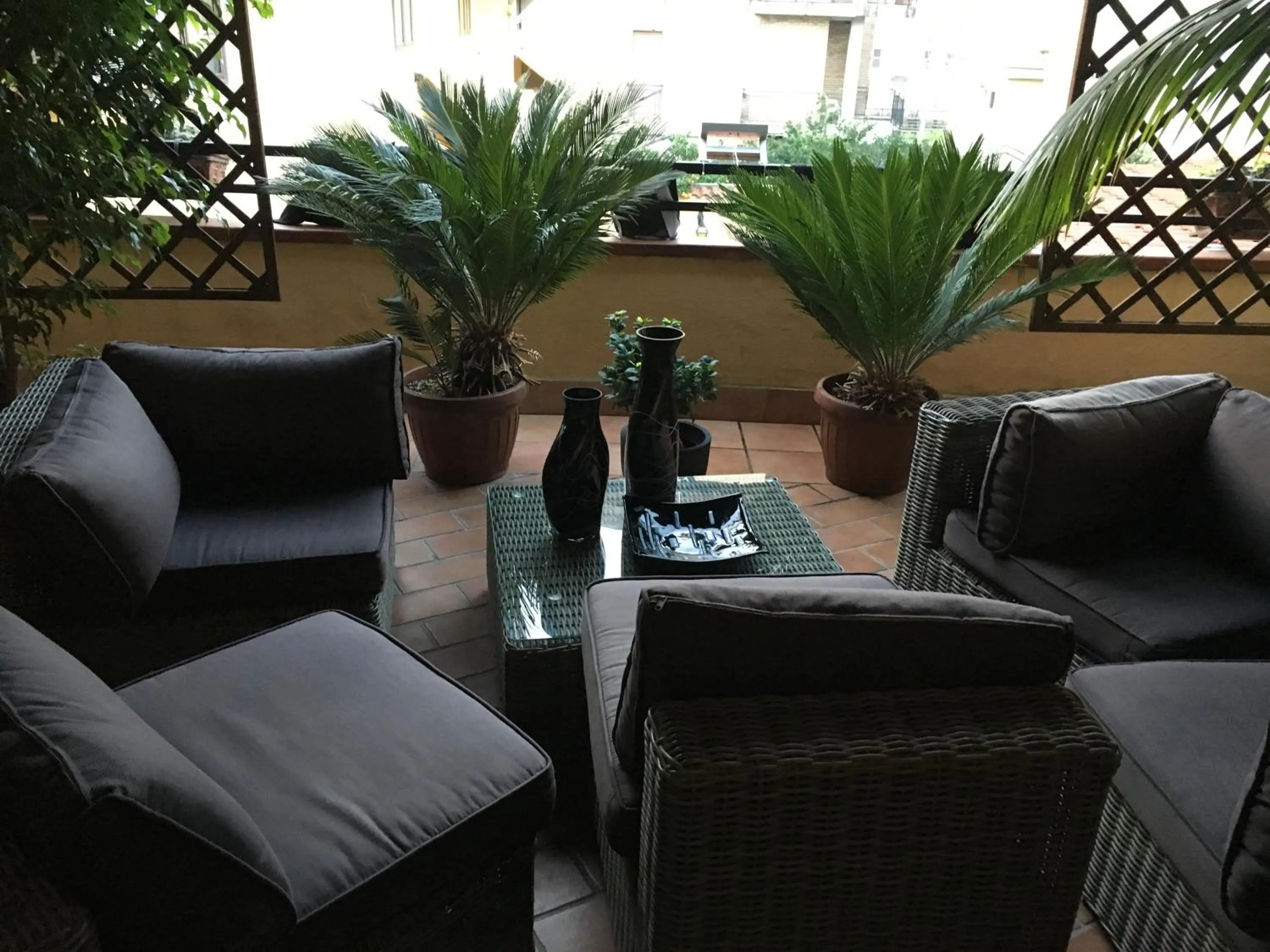 Seating area in Hotel Amadeus