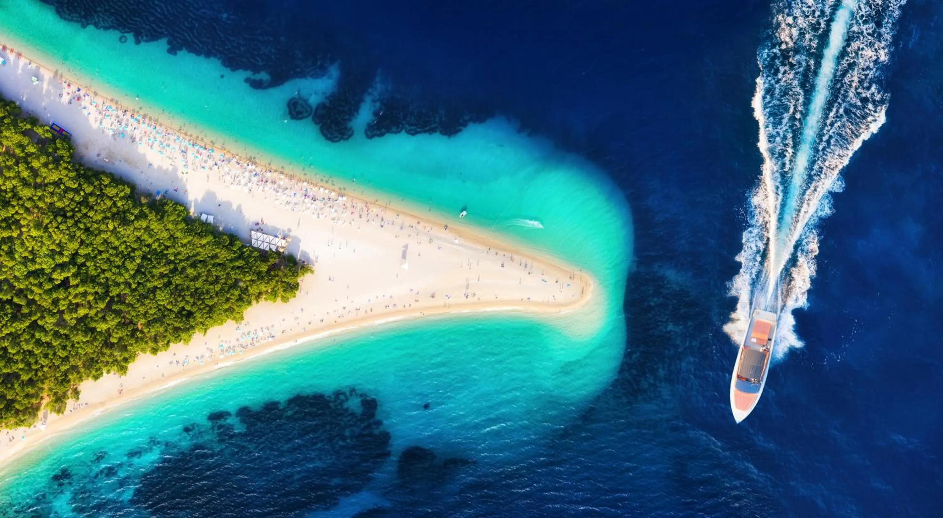 Bird's eye view in Zlatni Rat Beach Resort