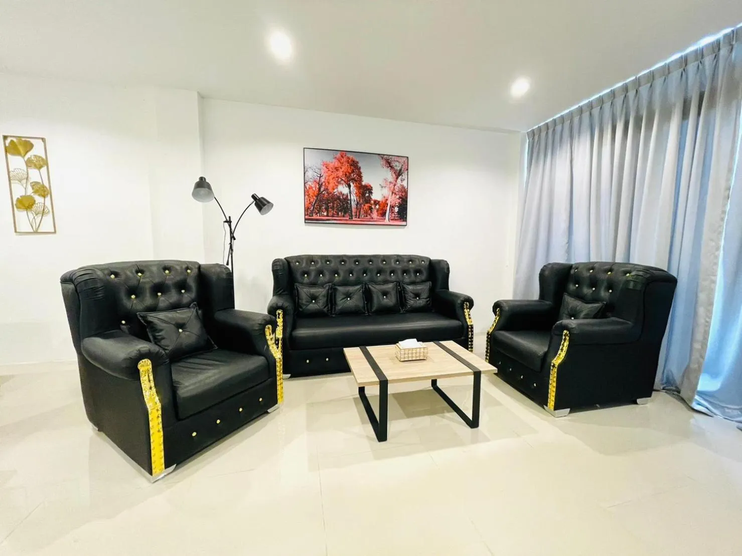 Living room in Richmond Guesthouse Haad Rin