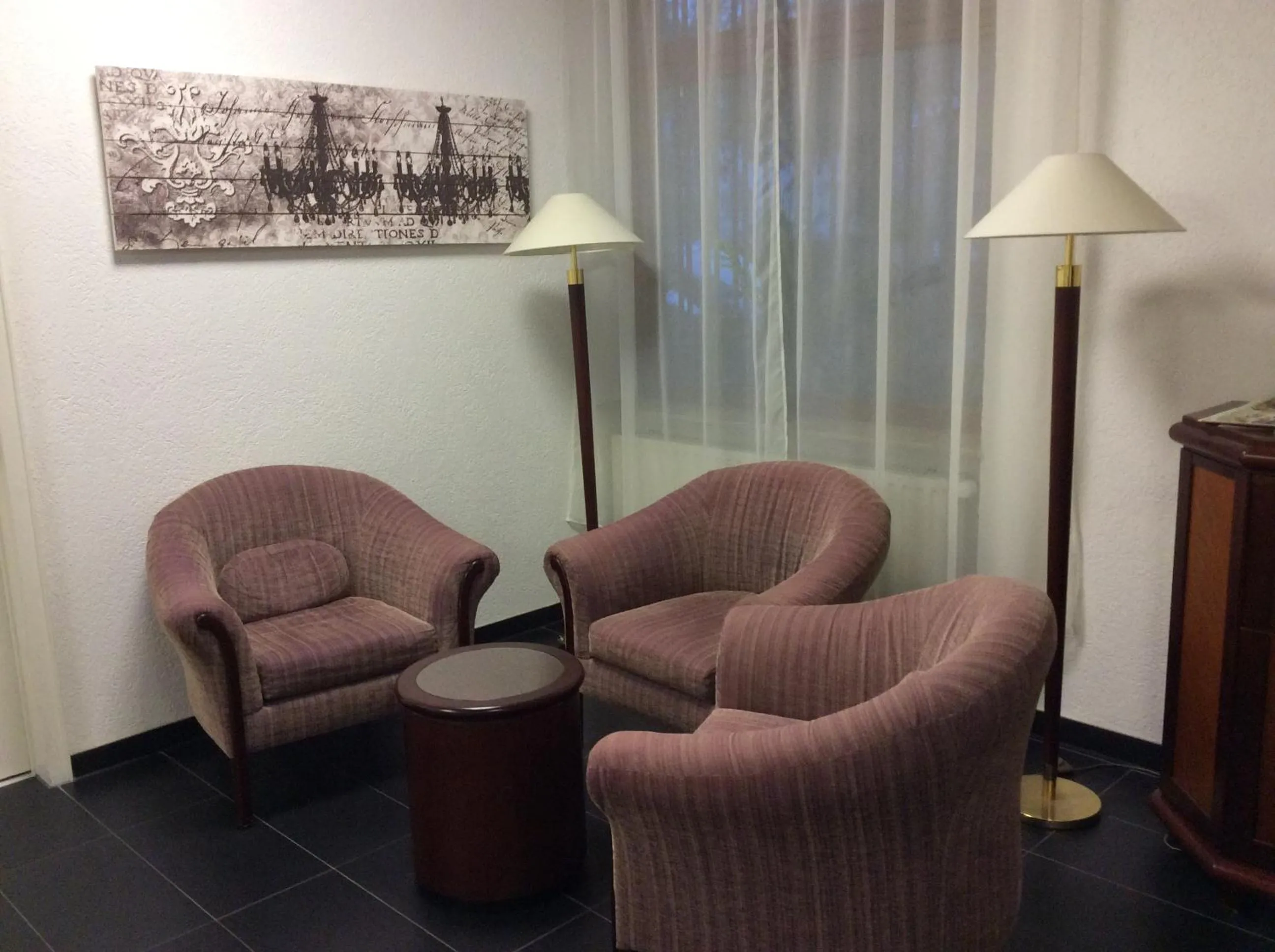Seating area in Hotel Feiertag