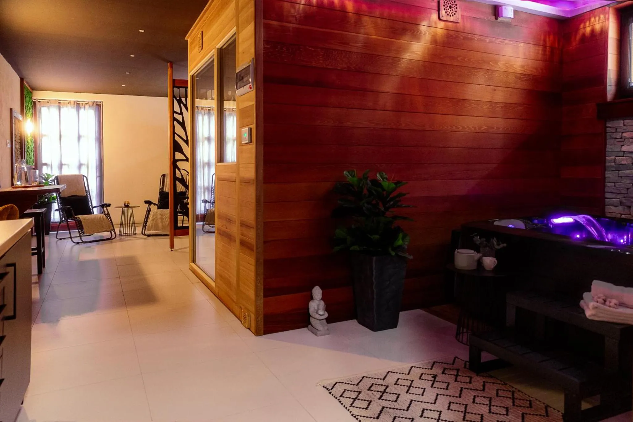 Hot Tub in Apartmány Na Čtvrtích