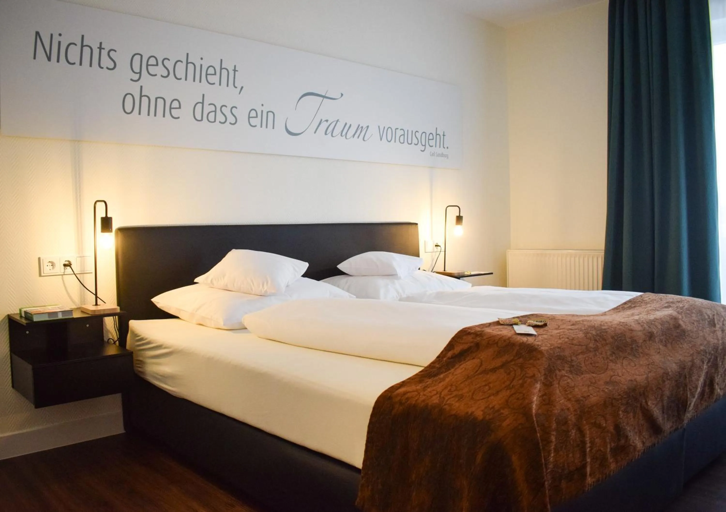 Photo of the whole room, Bed in Landhotel Rügheim