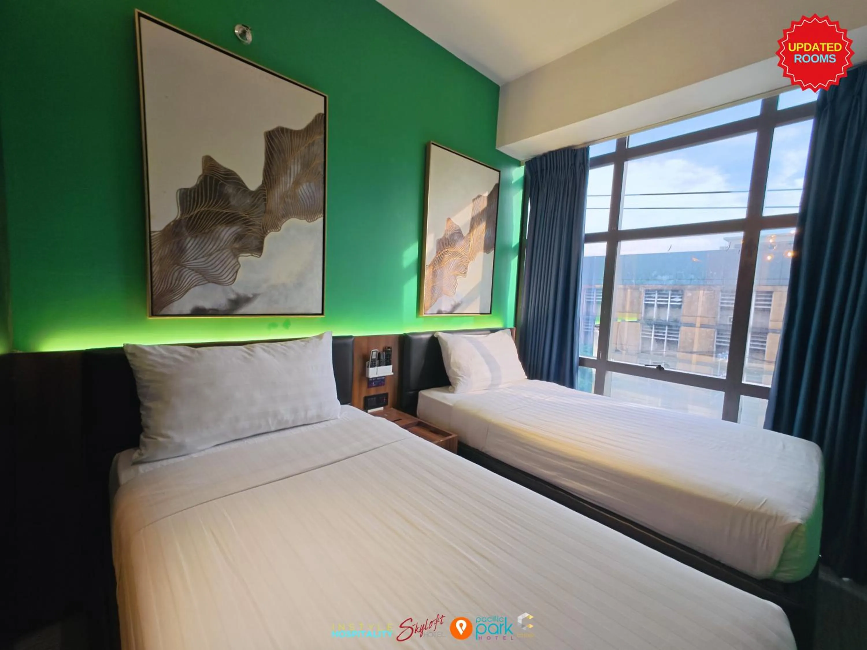 Bed in Skyloft Hotel