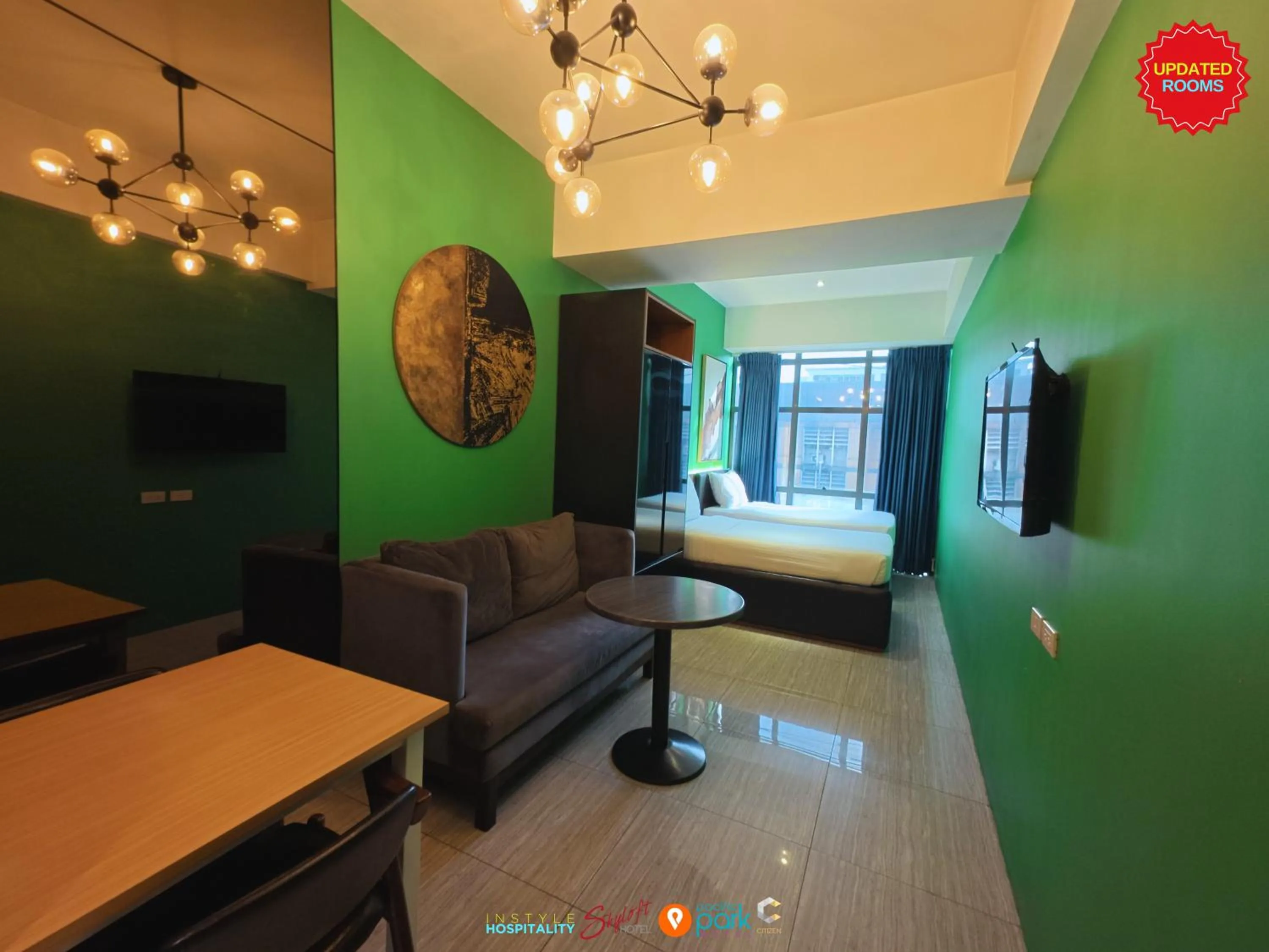 Bed in Skyloft Hotel