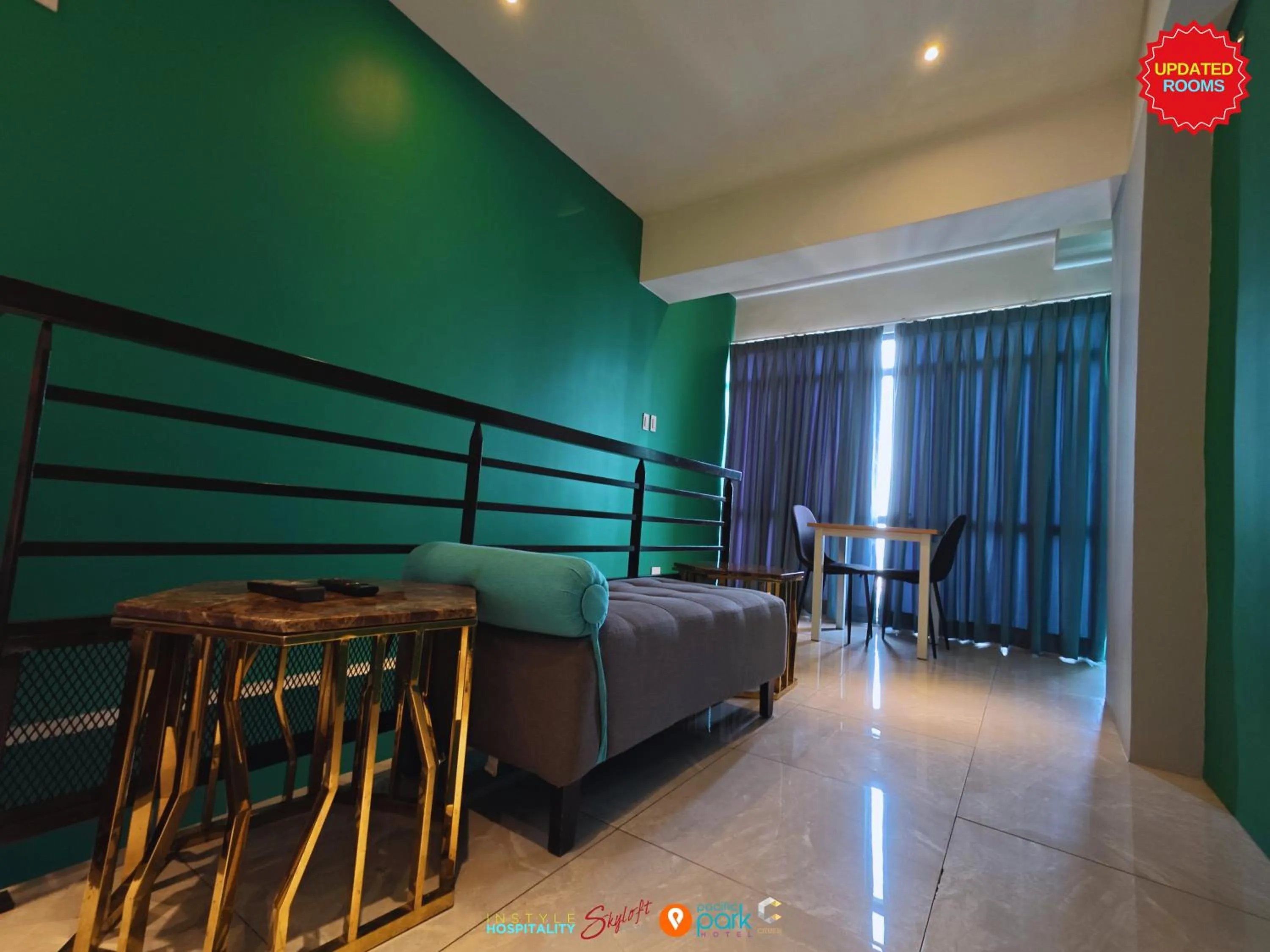 Bed in Skyloft Hotel