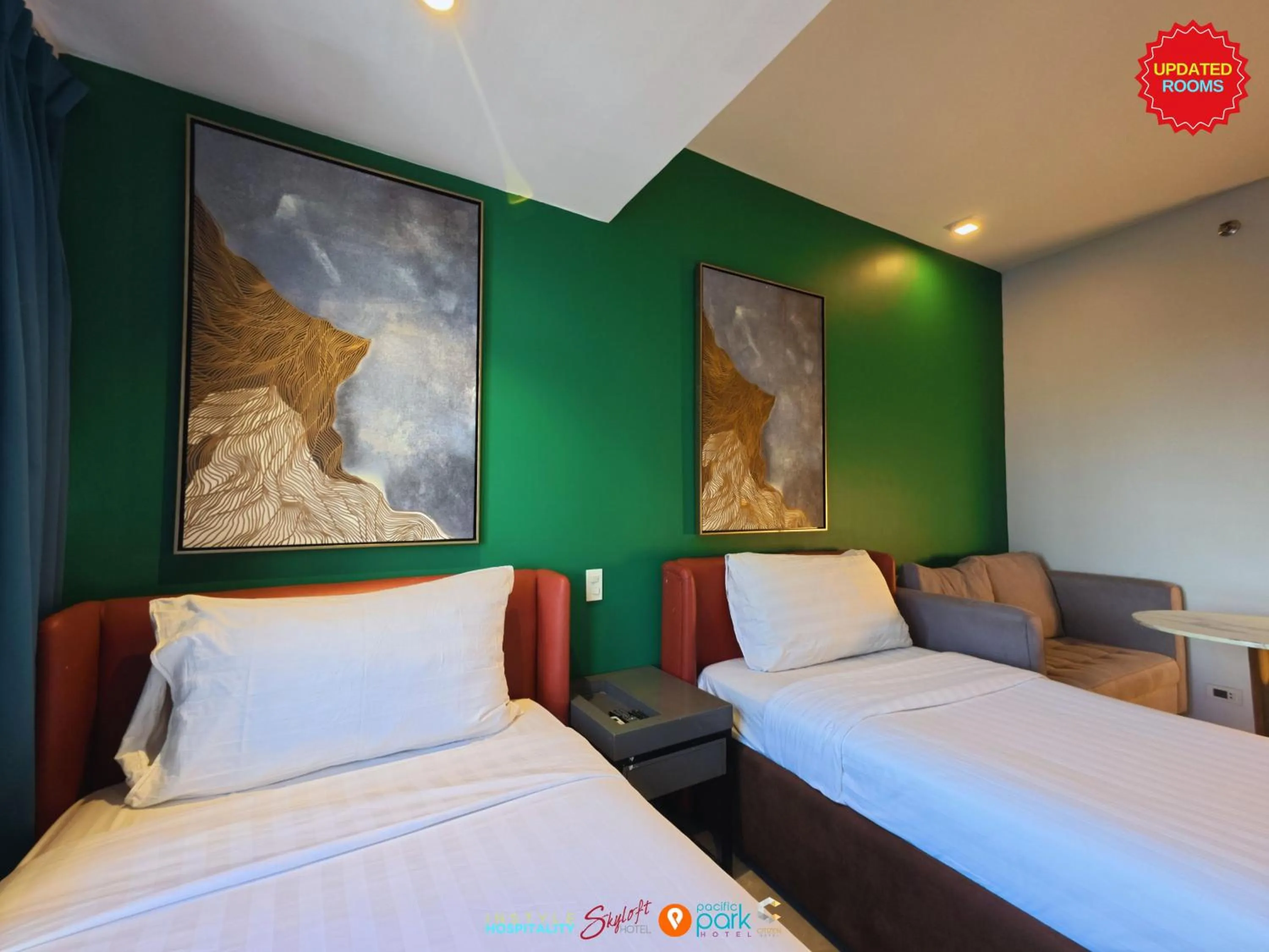 Bed in Skyloft Hotel