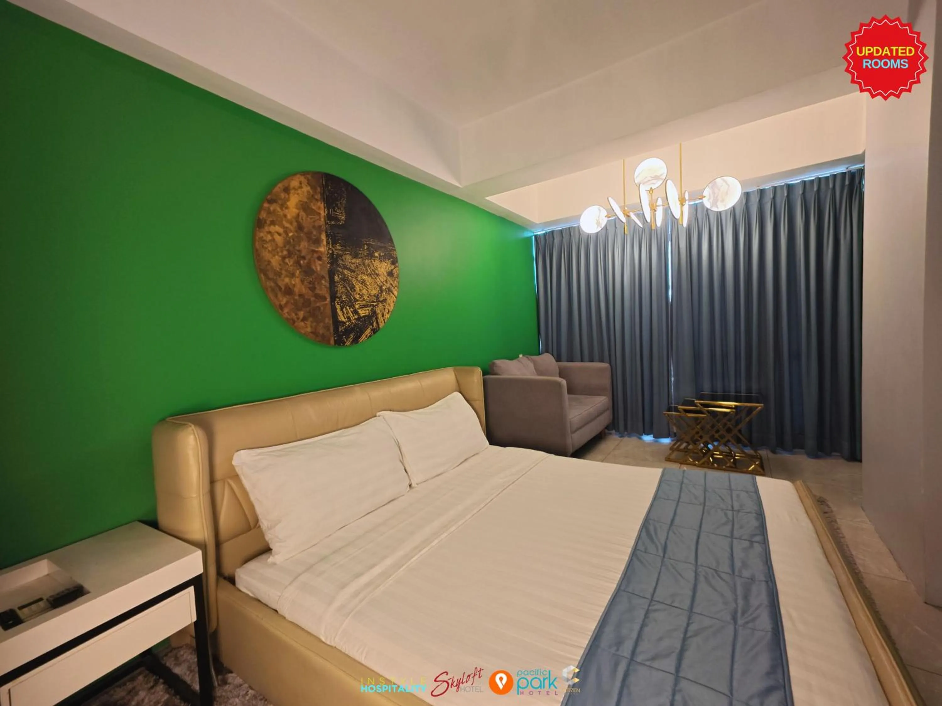 Bed in Skyloft Hotel