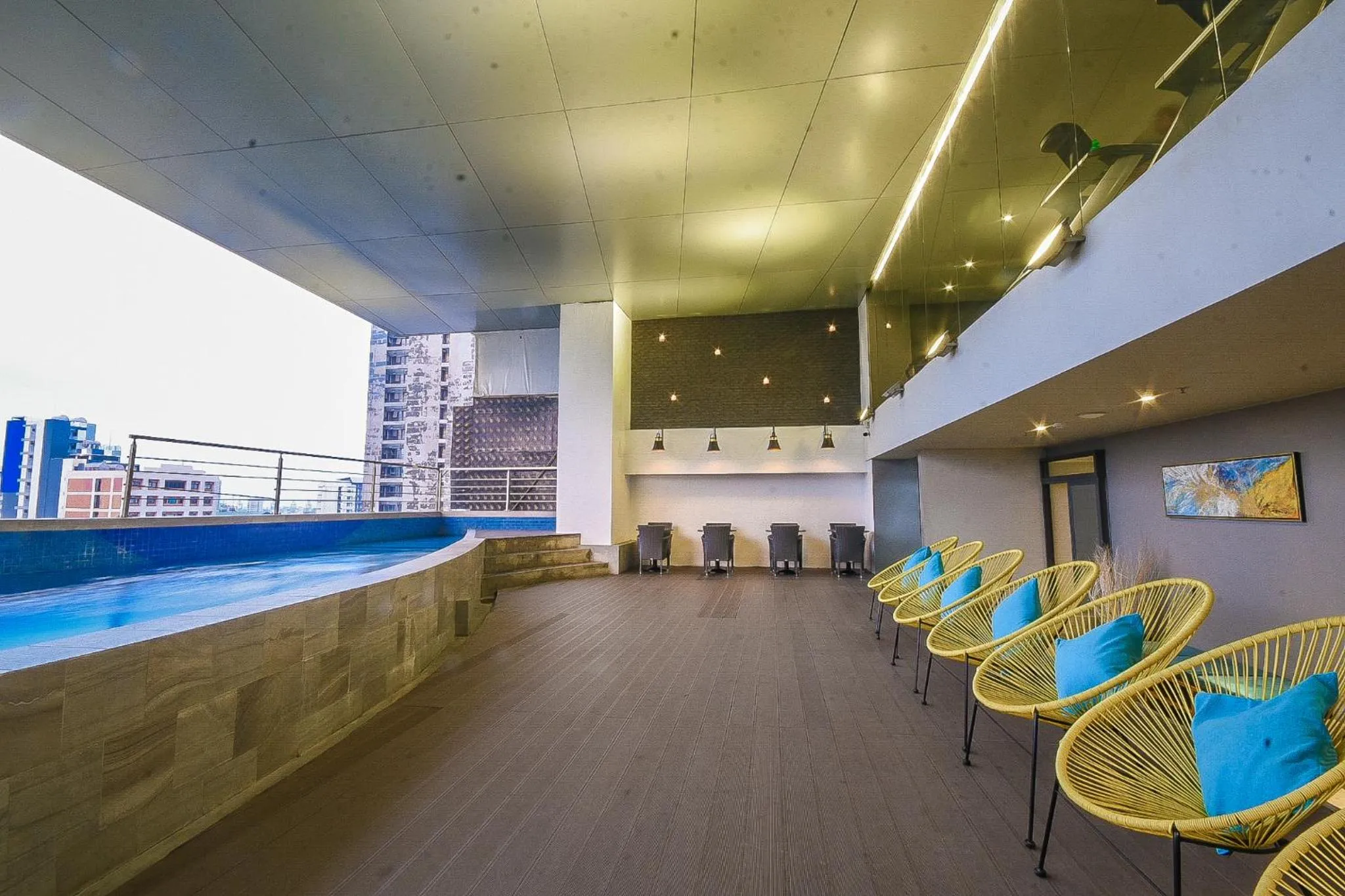 Swimming pool in Skyloft Hotel