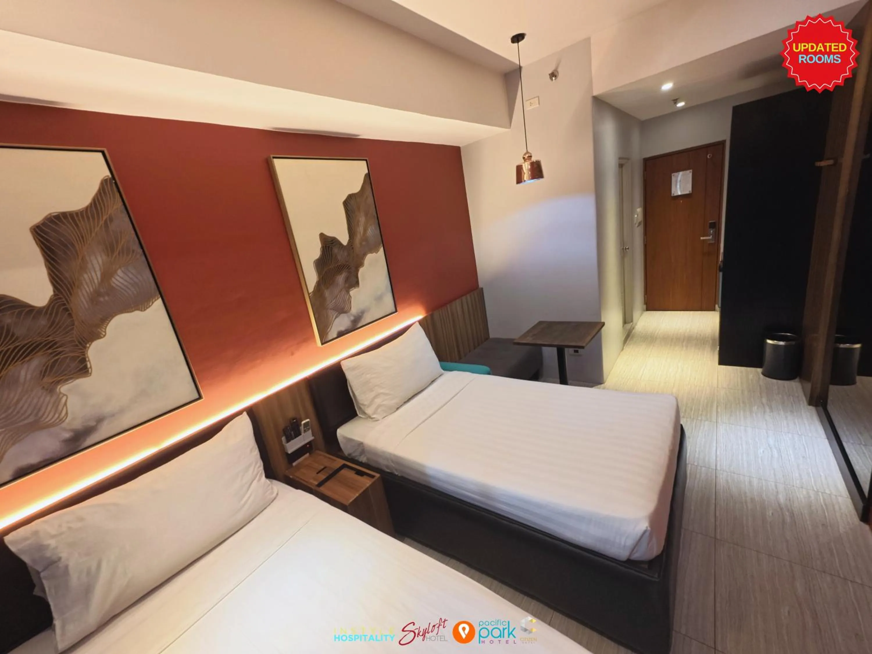 Bed in Skyloft Hotel