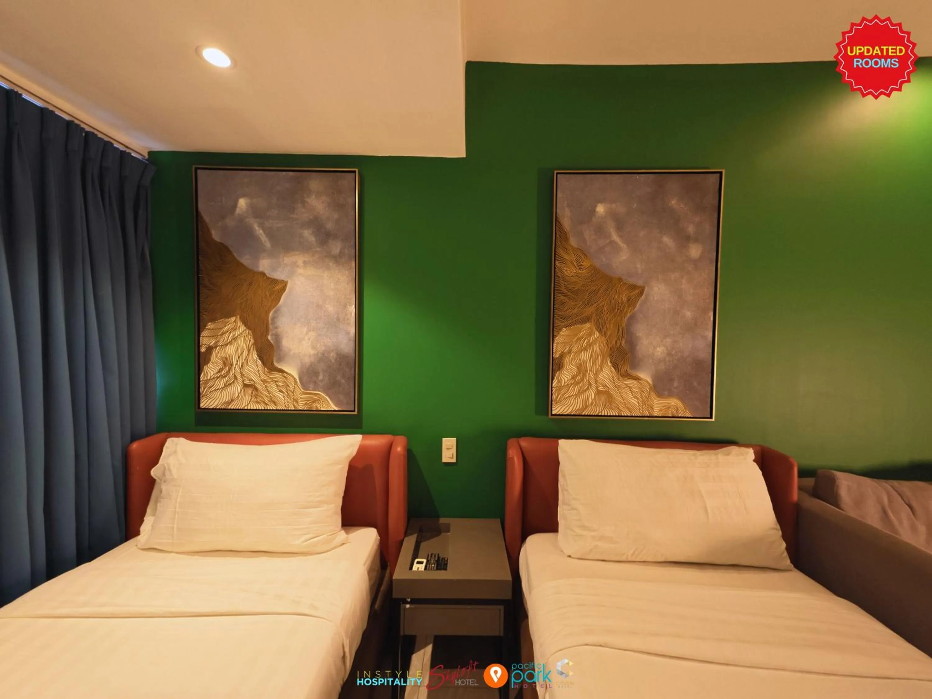 Bed in Skyloft Hotel