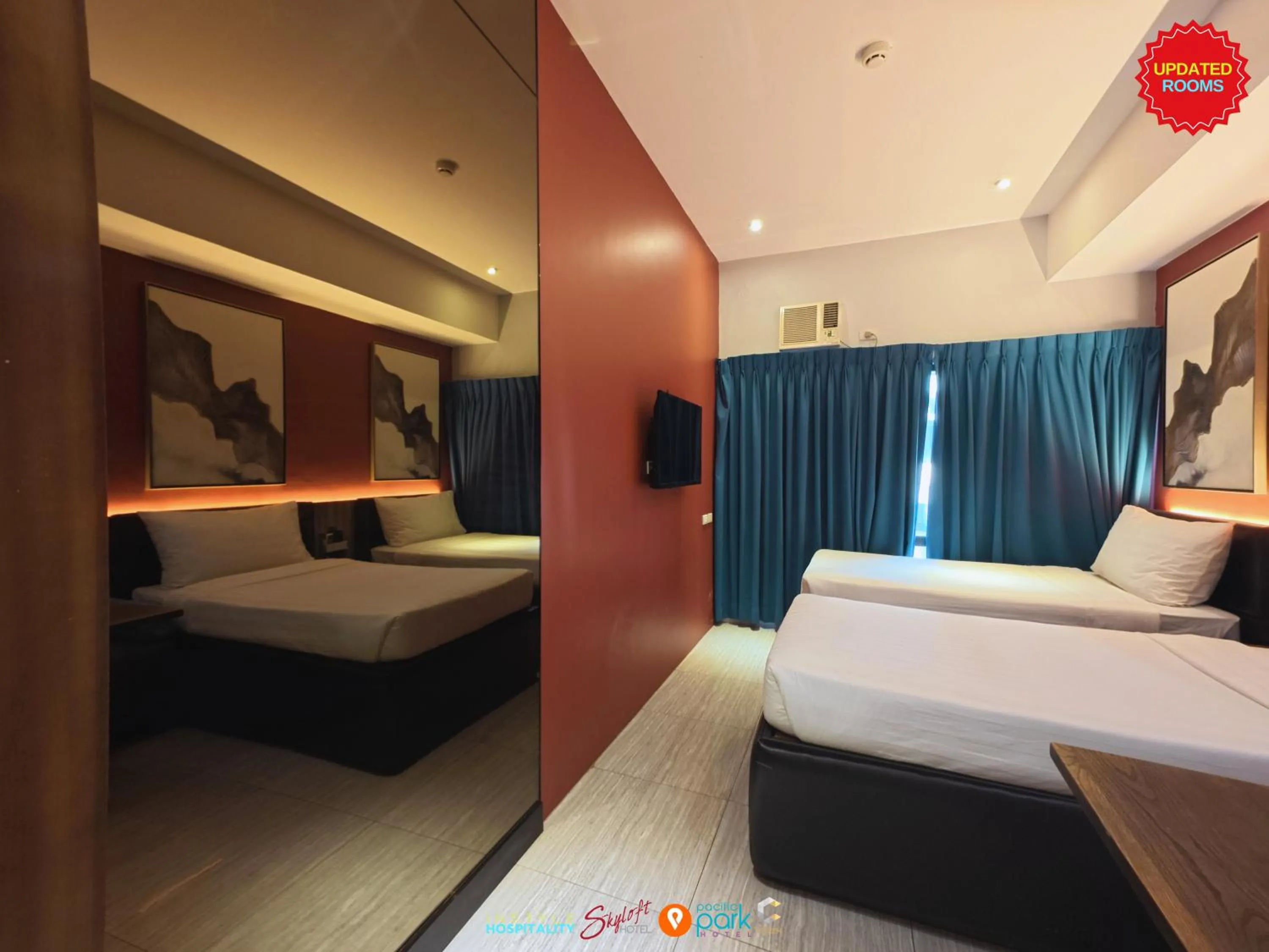 Bed in Skyloft Hotel