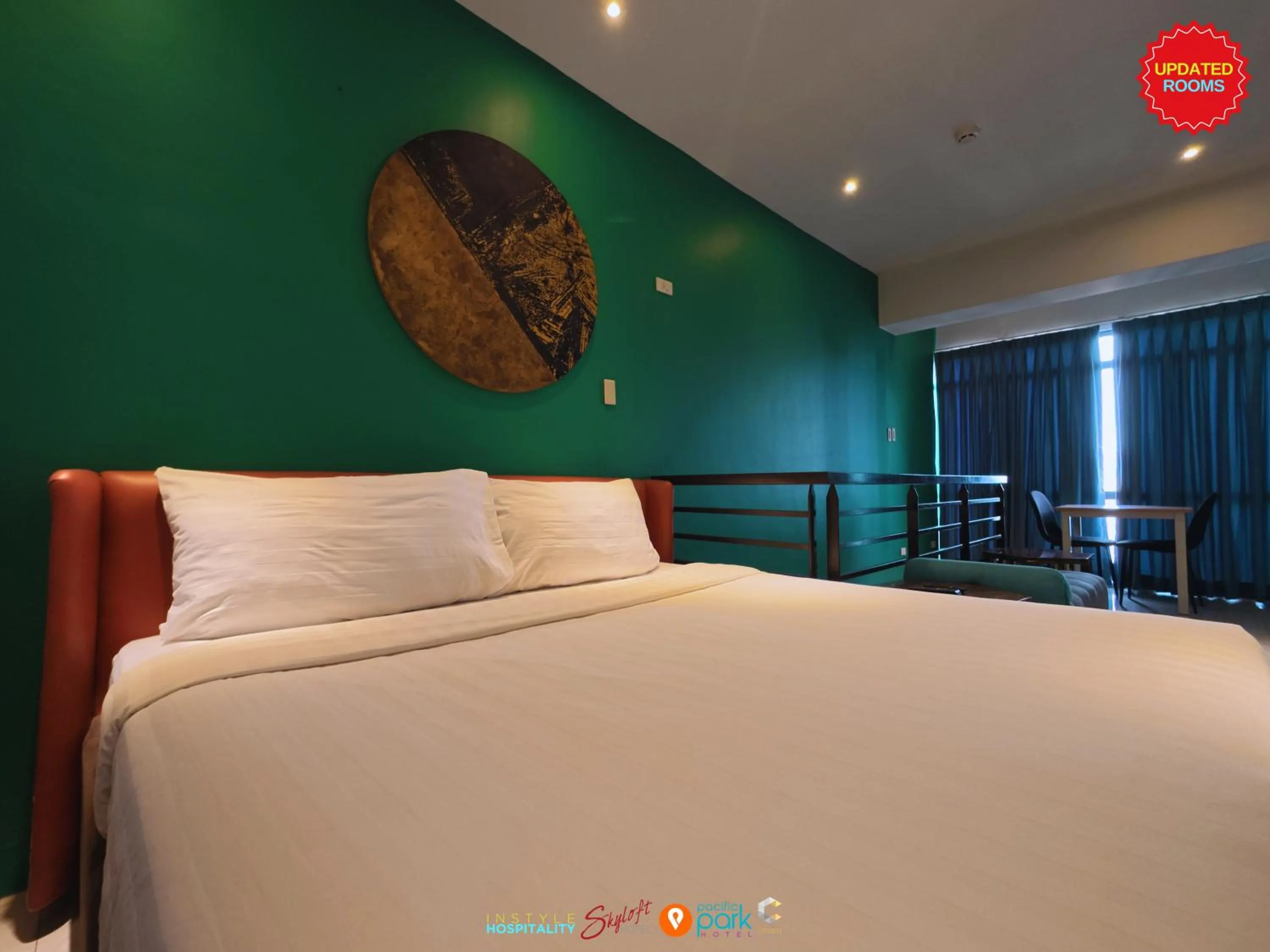 Bed in Skyloft Hotel