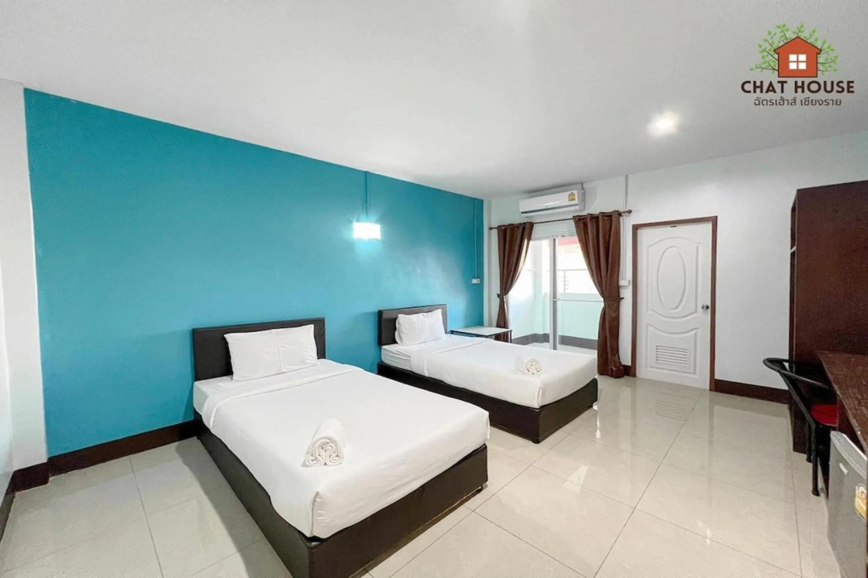 Bed in Chat House Chiang Rai