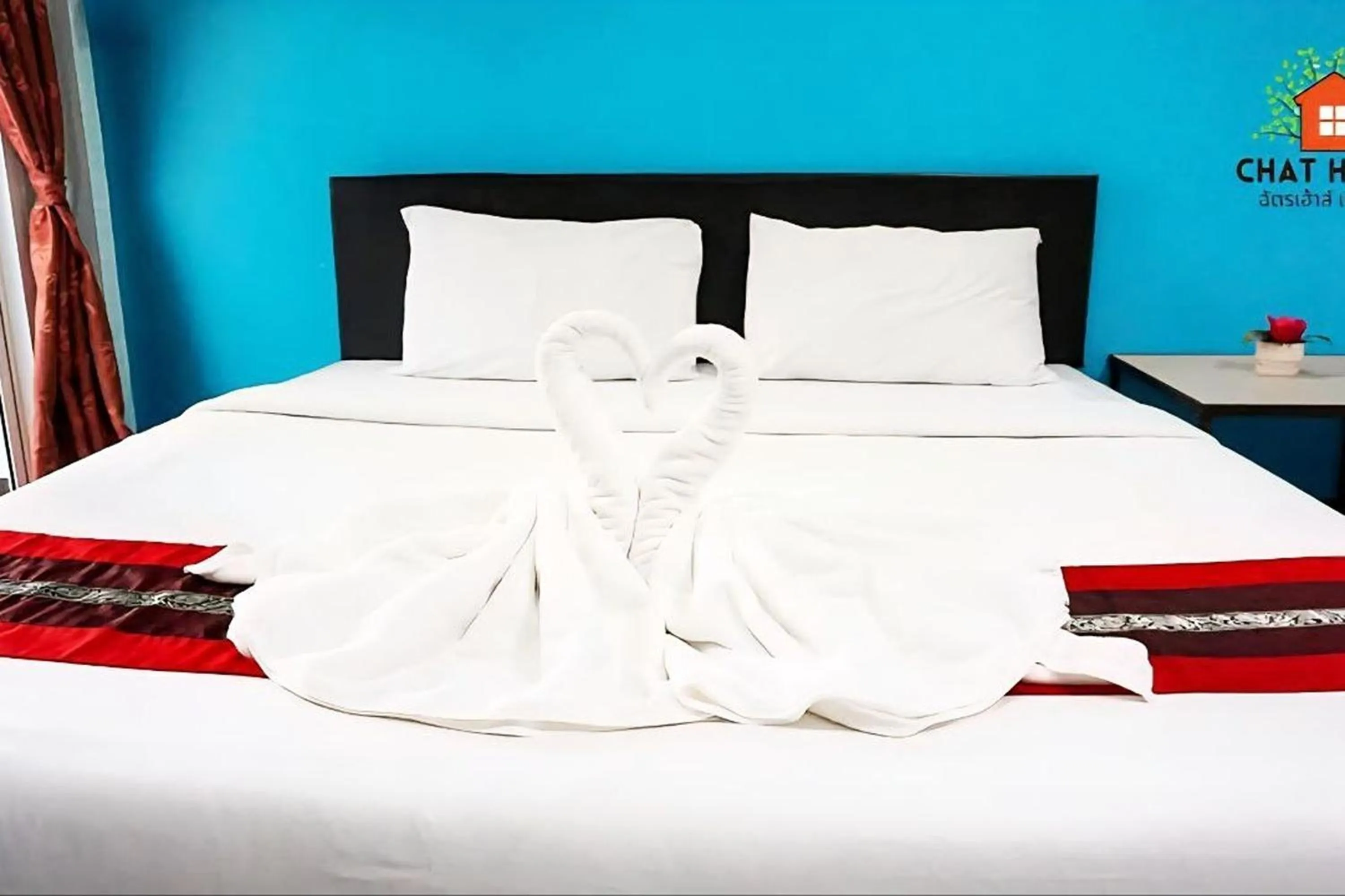 Bed in Chat House Chiang Rai