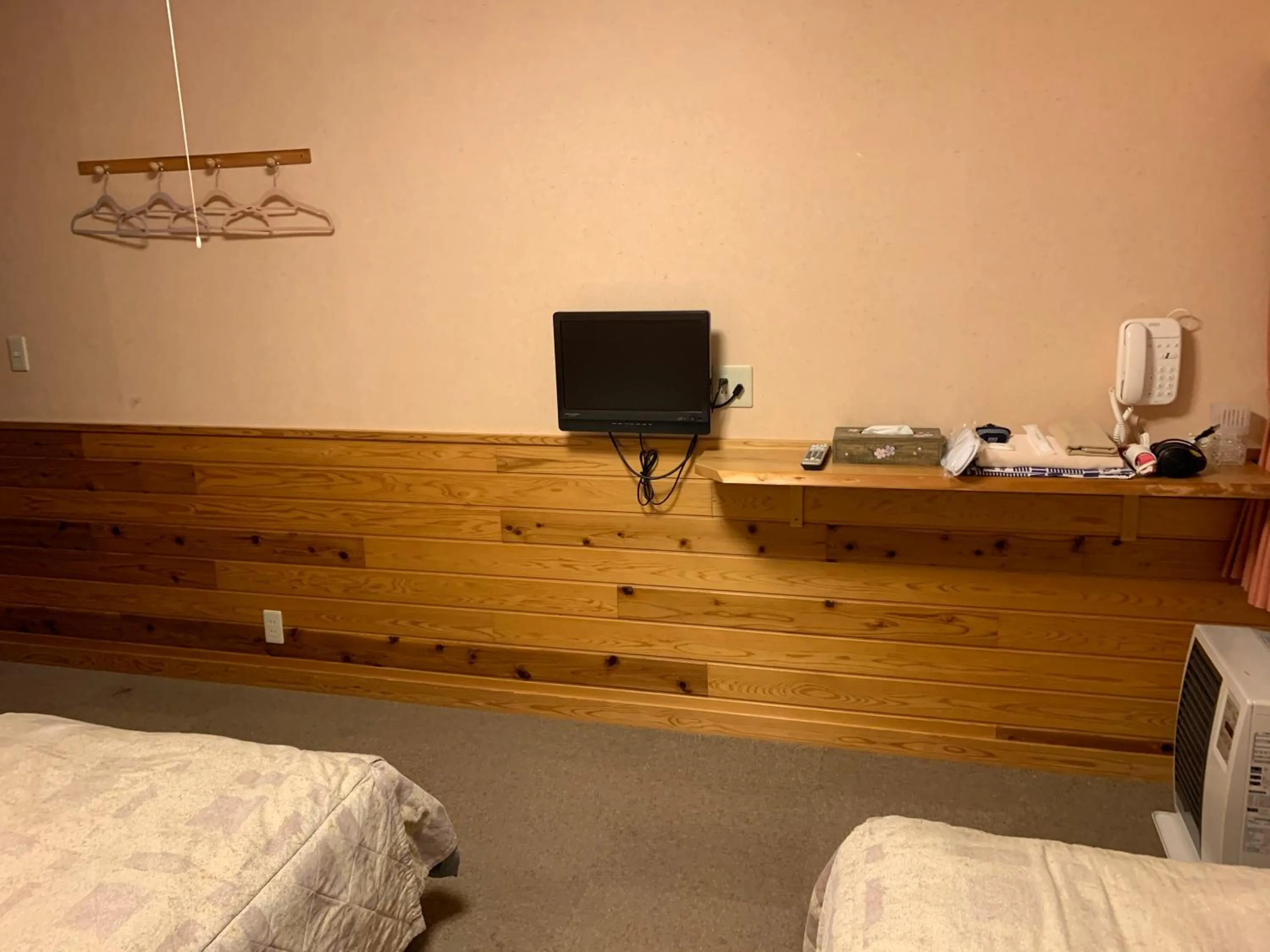 Bed in Turtle Inn Nikko