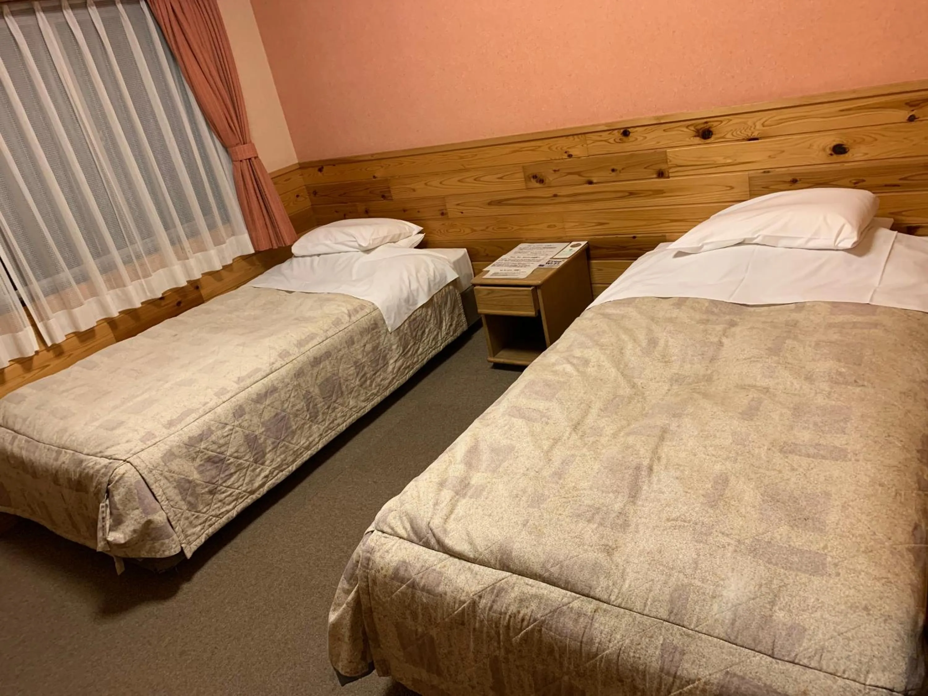 Bed in Turtle Inn Nikko