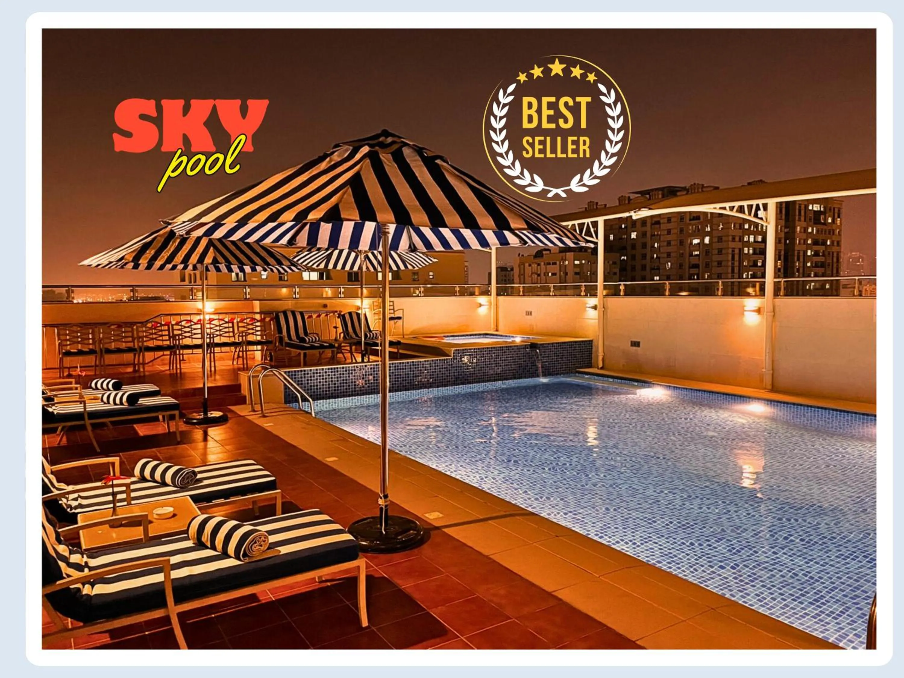 Swimming pool in Al Hamra Hotel