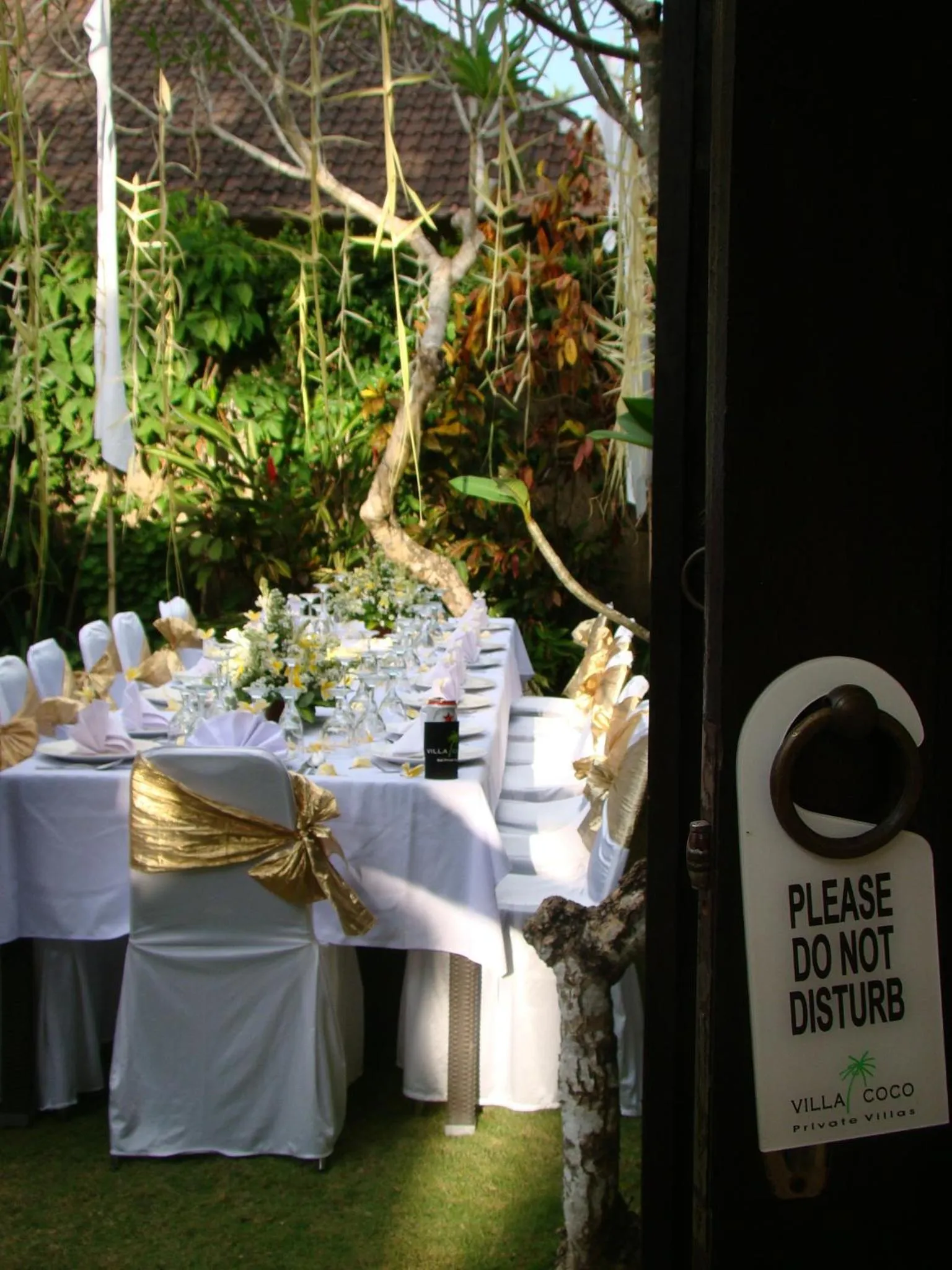 Decorative detail in Villa Coco Bali