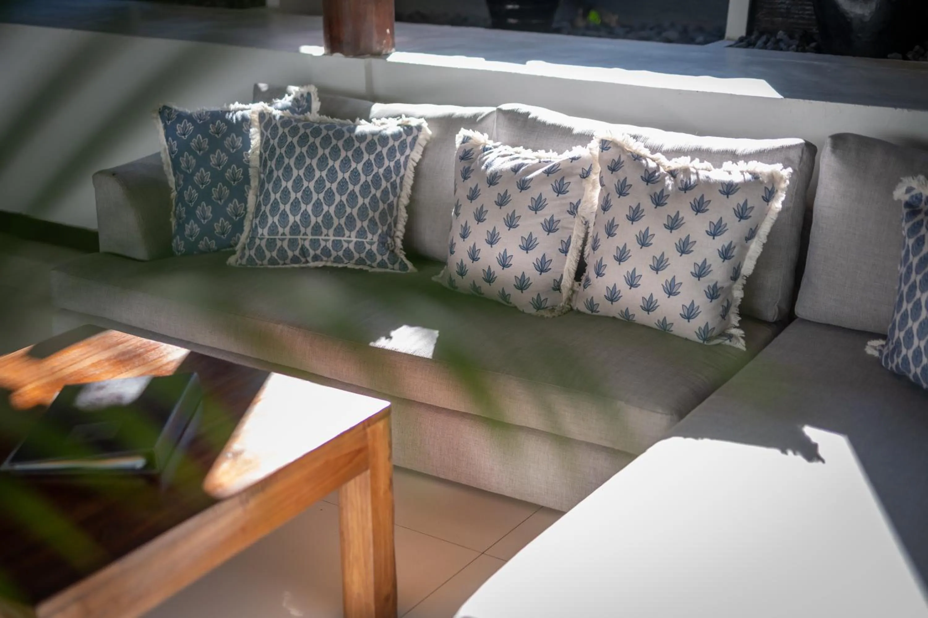 Seating area in Villa Coco Bali