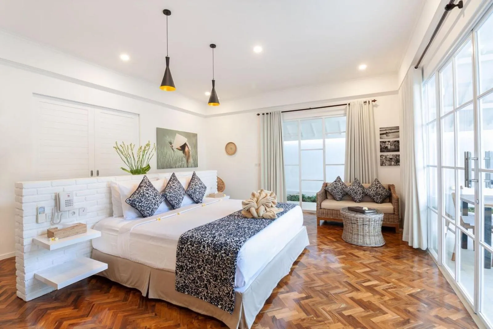 Bed in Villa Coco Bali