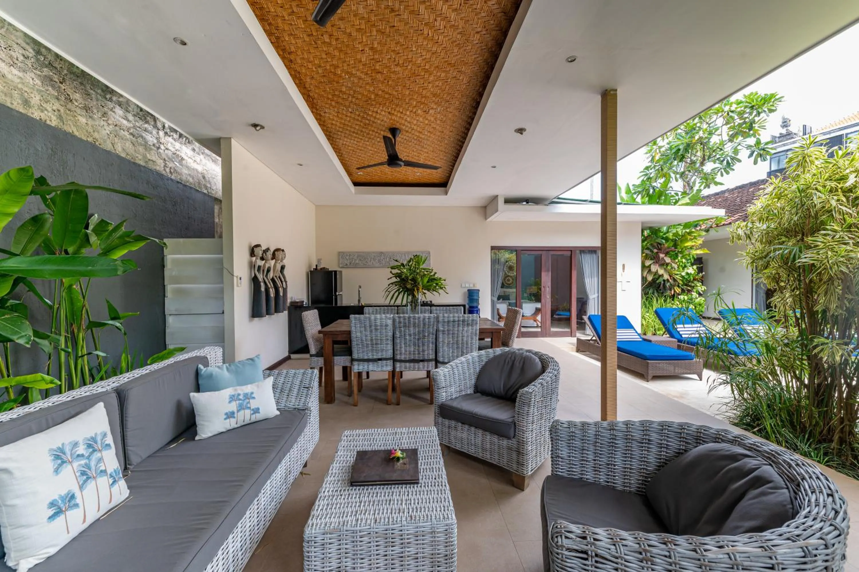 Living room in Villa Coco Bali