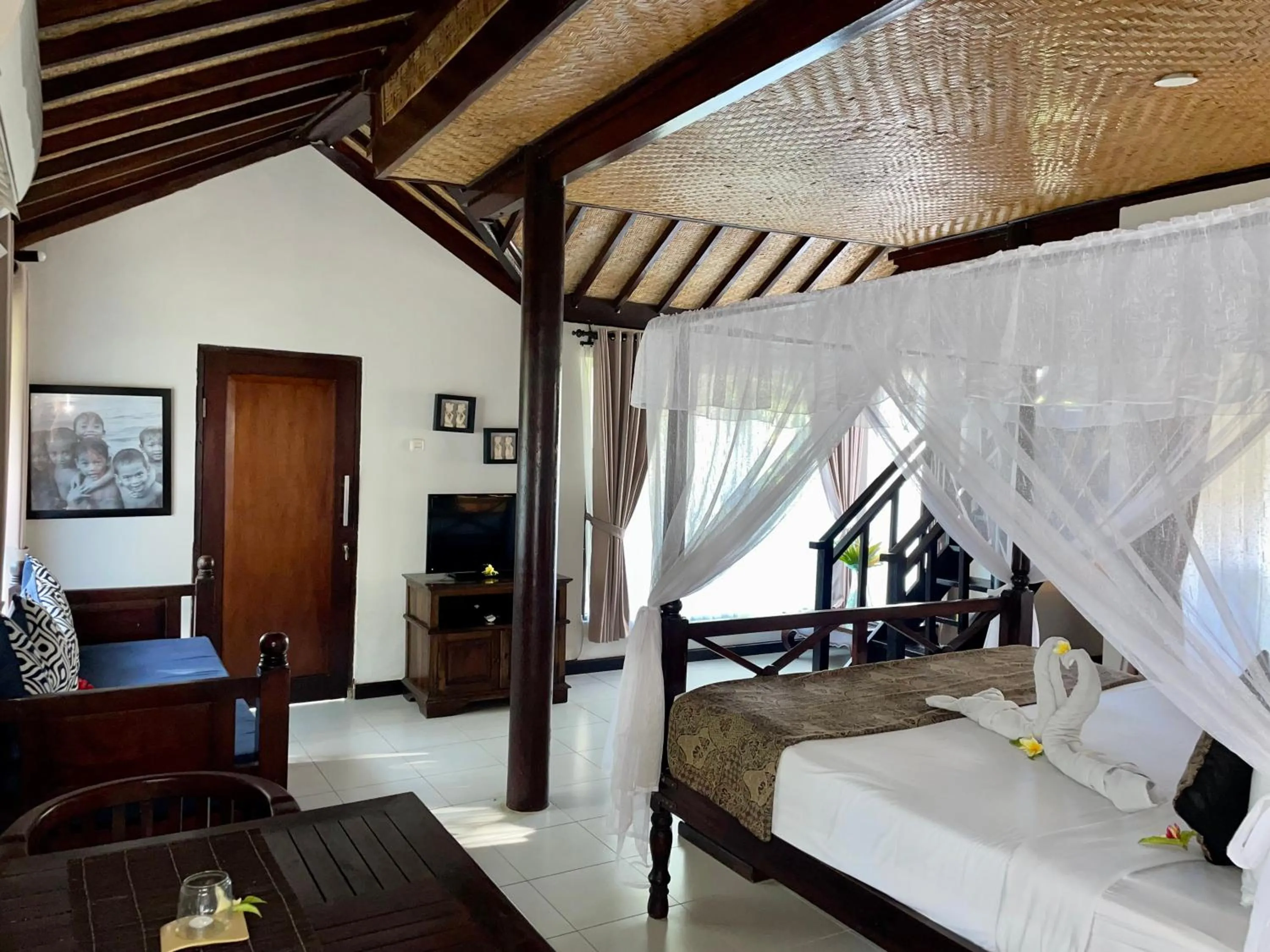 Bedroom, Bed in Villa Coco Bali