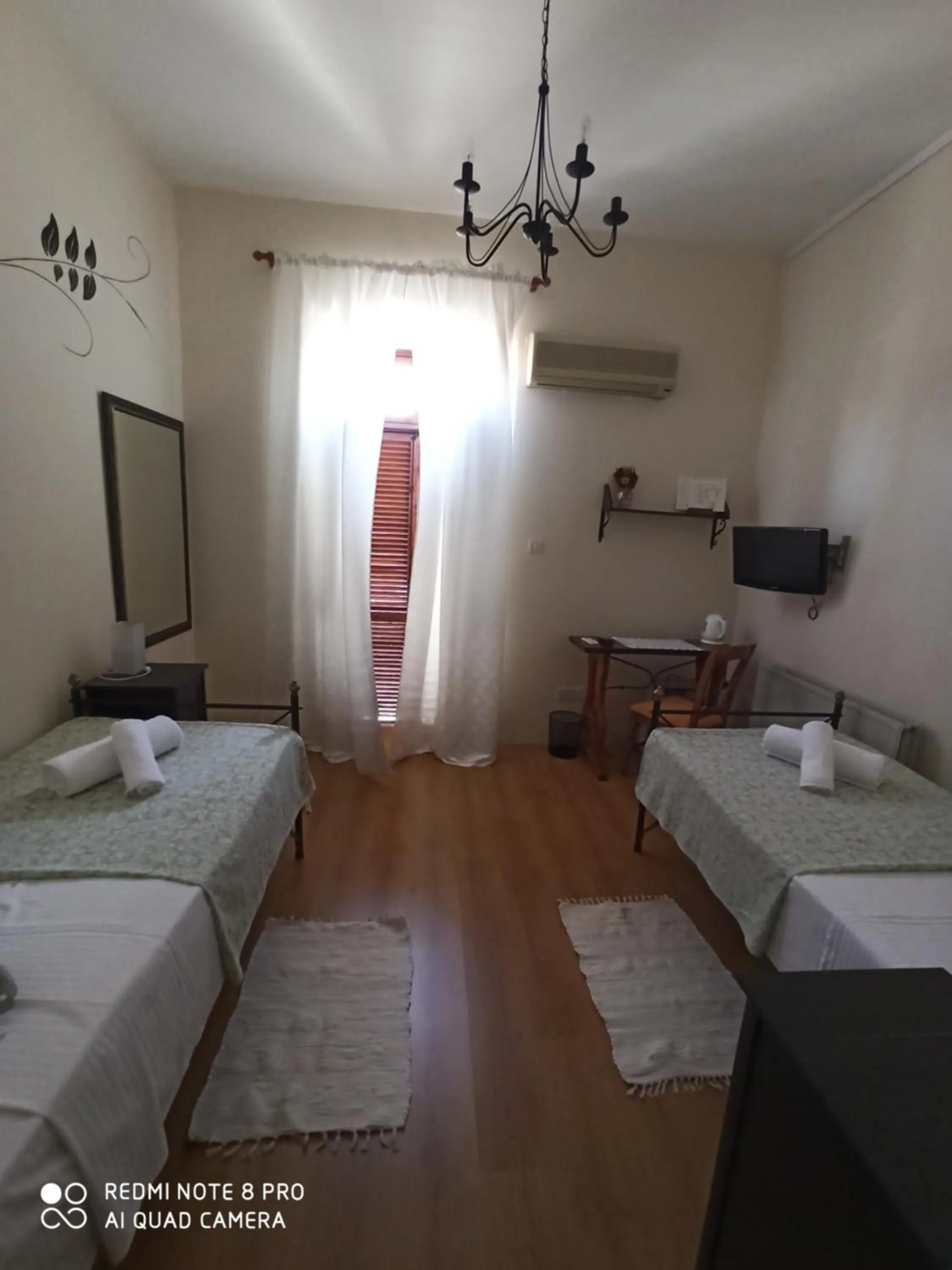 Bed in Lefkara Hotel