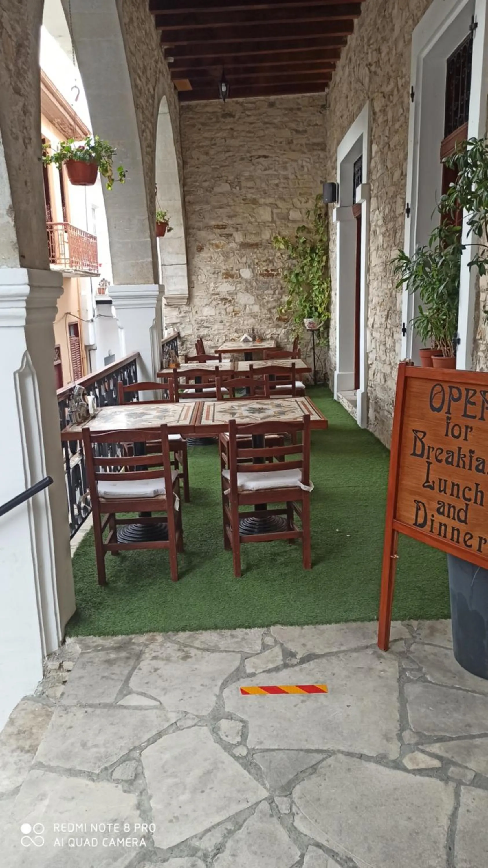 Patio in Lefkara Hotel