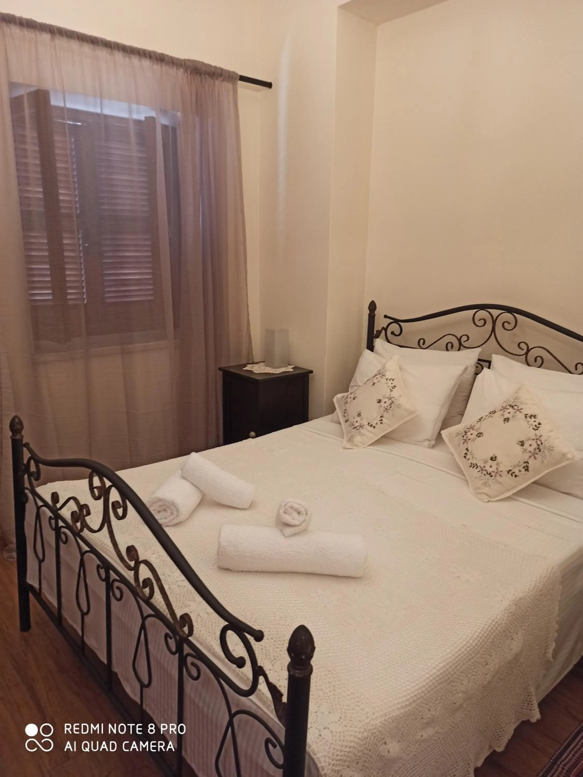Bed in Lefkara Hotel