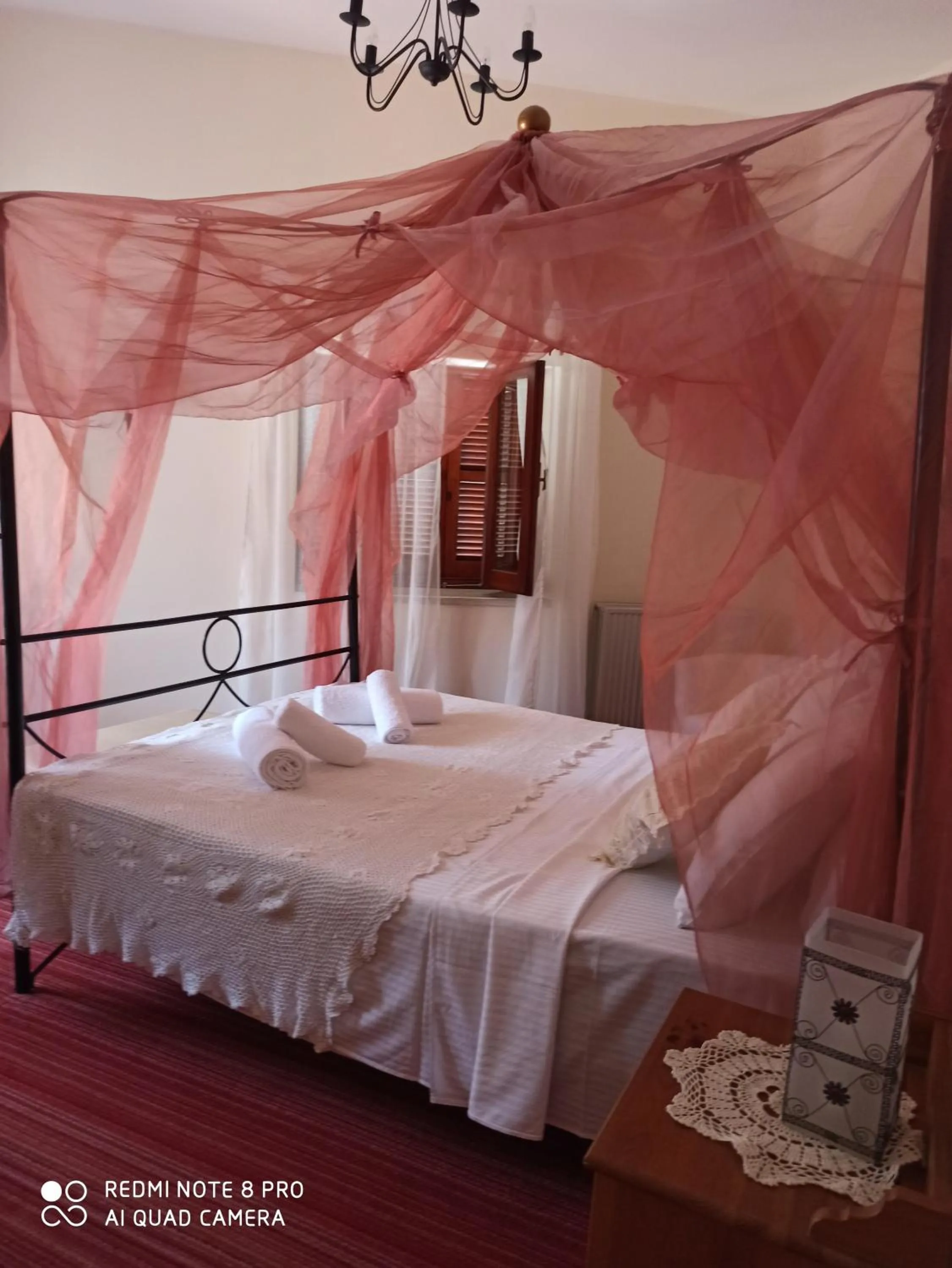 Bed in Lefkara Hotel