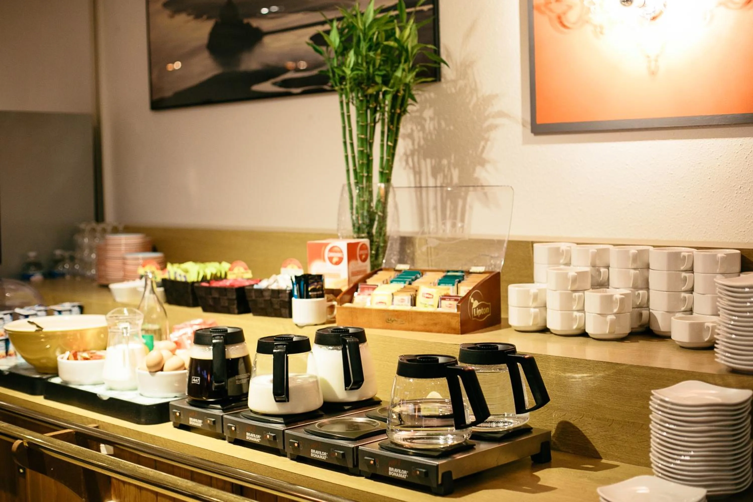 Food and drinks in Hôtel Vert