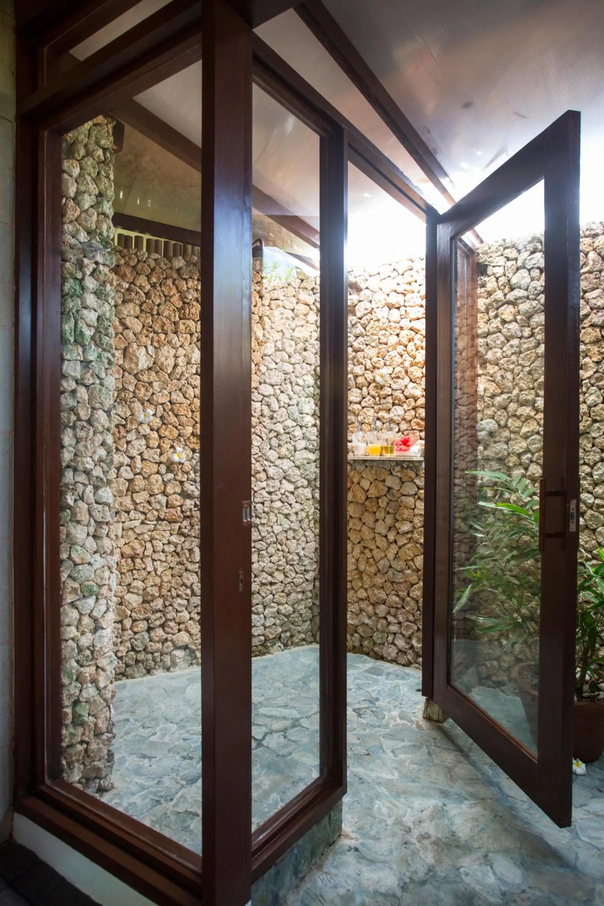 Shower in Mandala Spa & Resort Villas