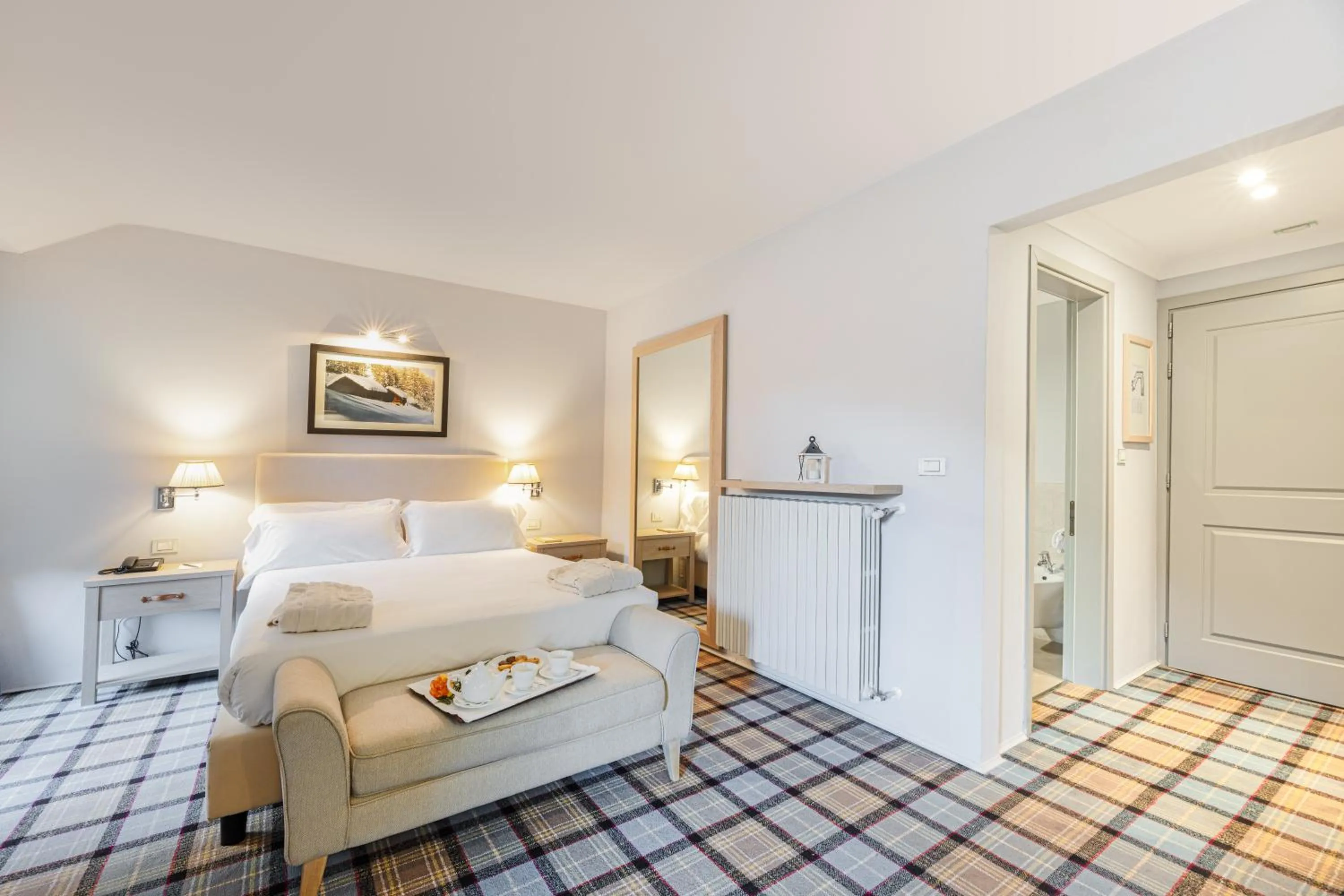 Bed in Val di Luce SPA Resort