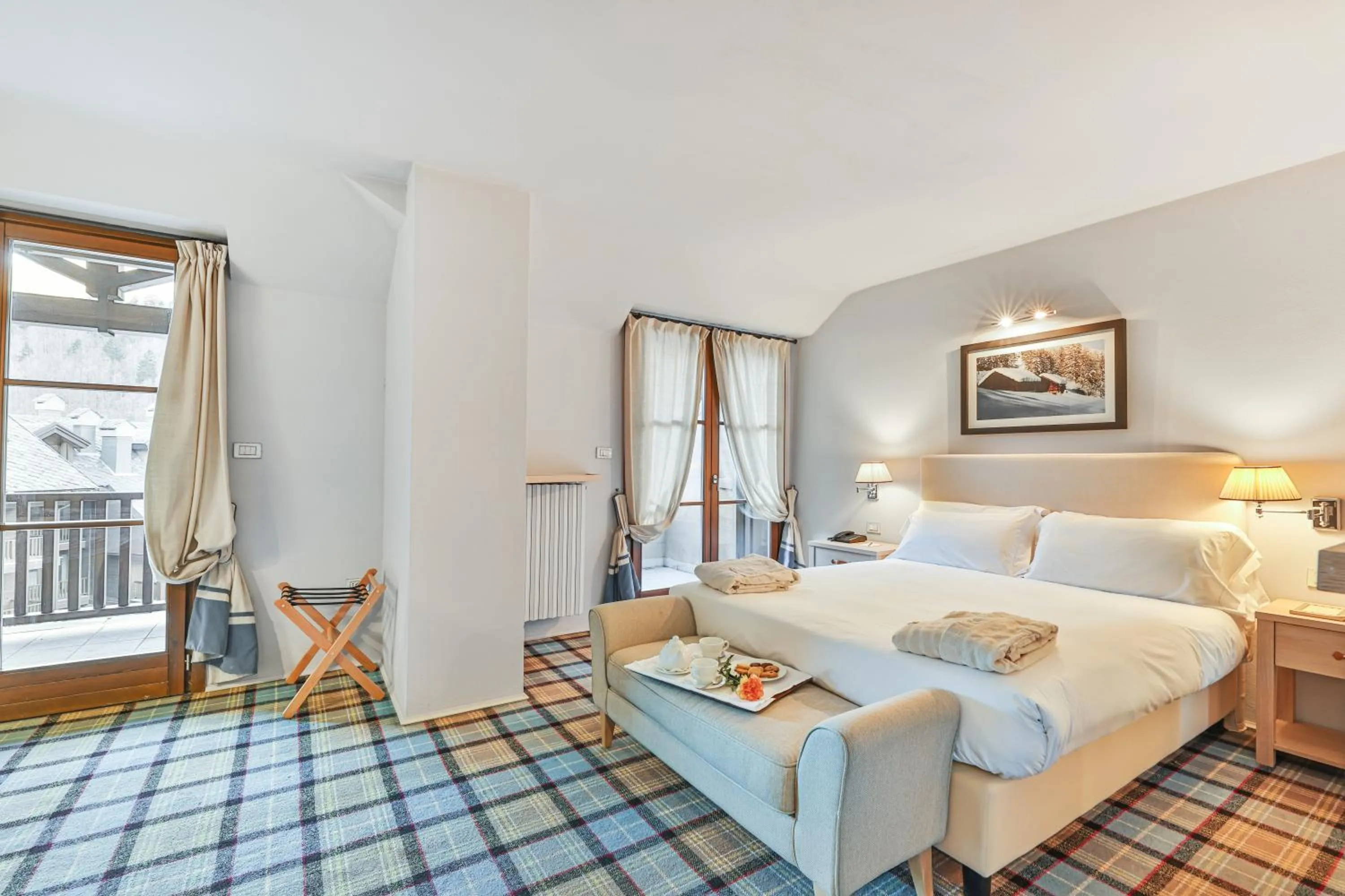 Bed in Val di Luce SPA Resort