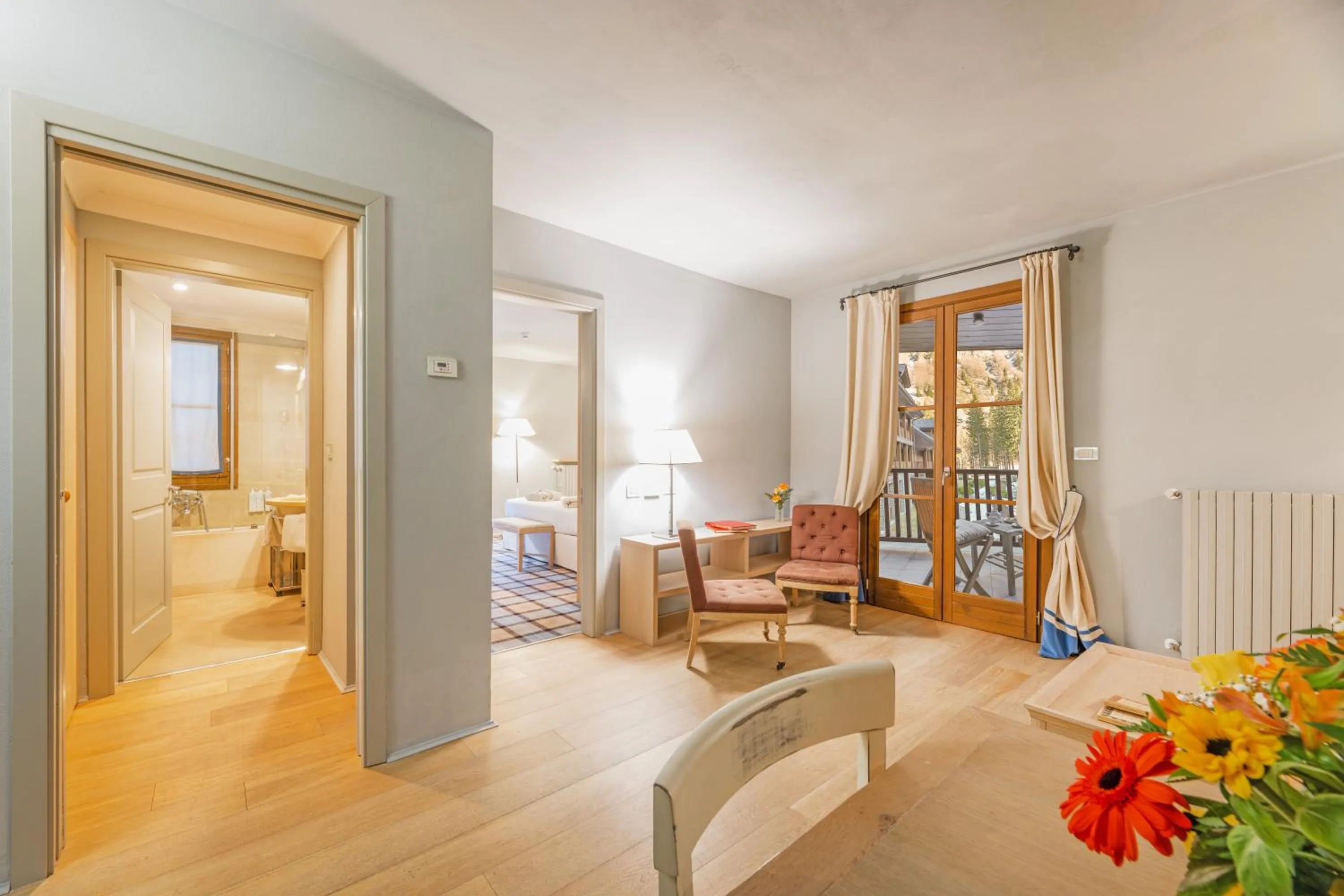 Living room in Val di Luce SPA Resort