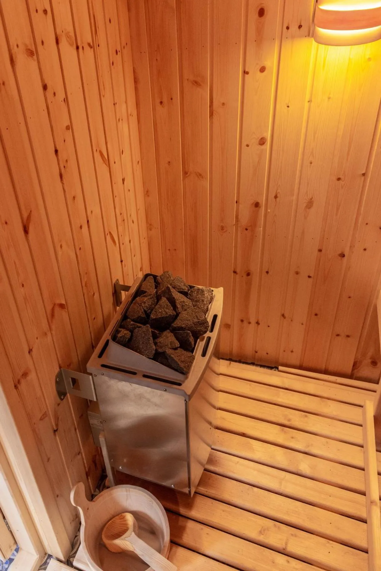 Sauna in Villa Virginia Hotel
