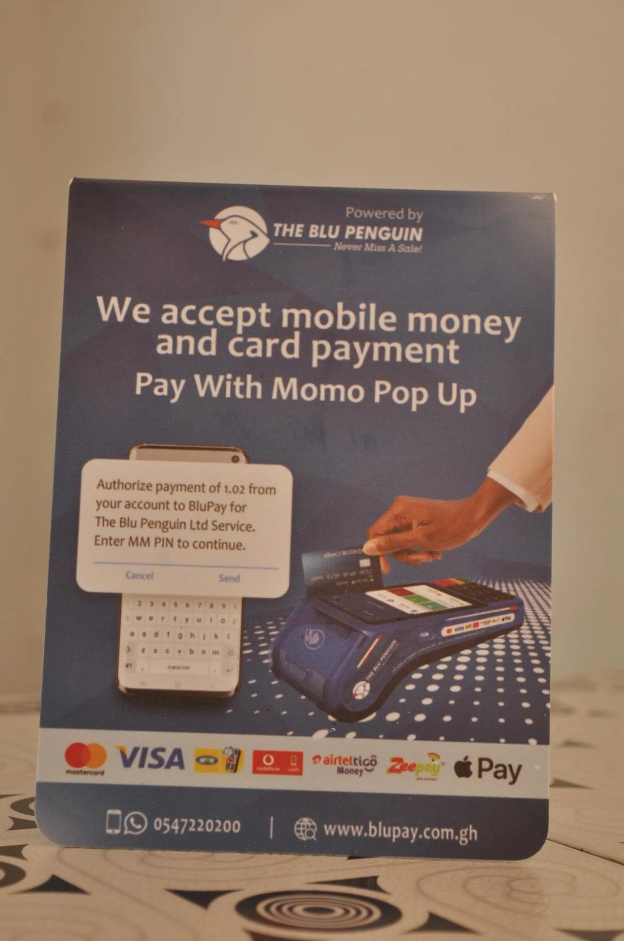 Text overlay in BB Tributary Hotel