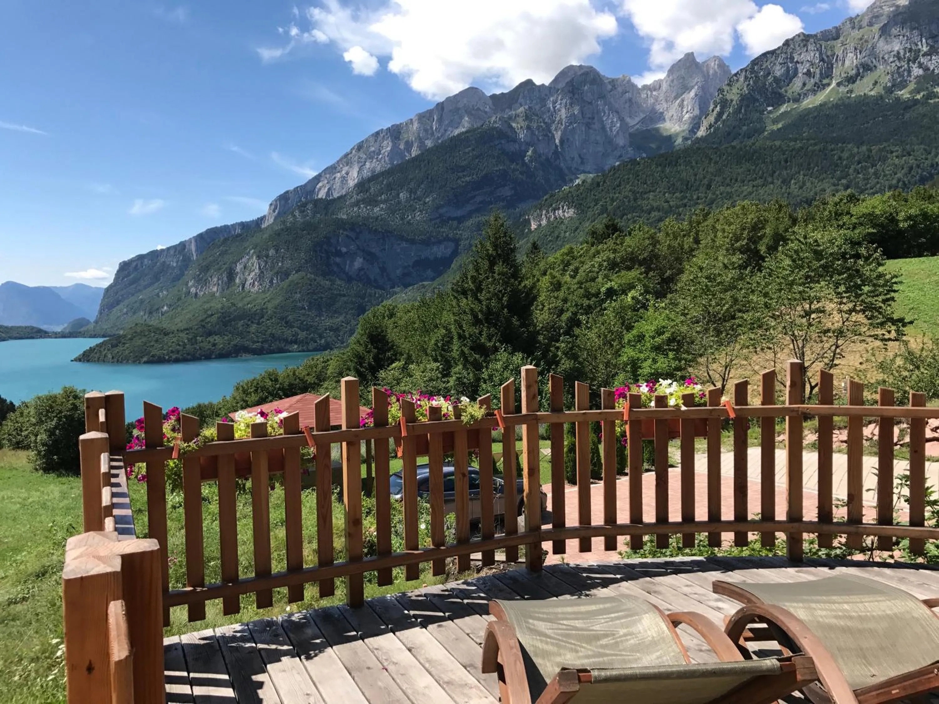 Patio in Agriturismo Ai Castioni