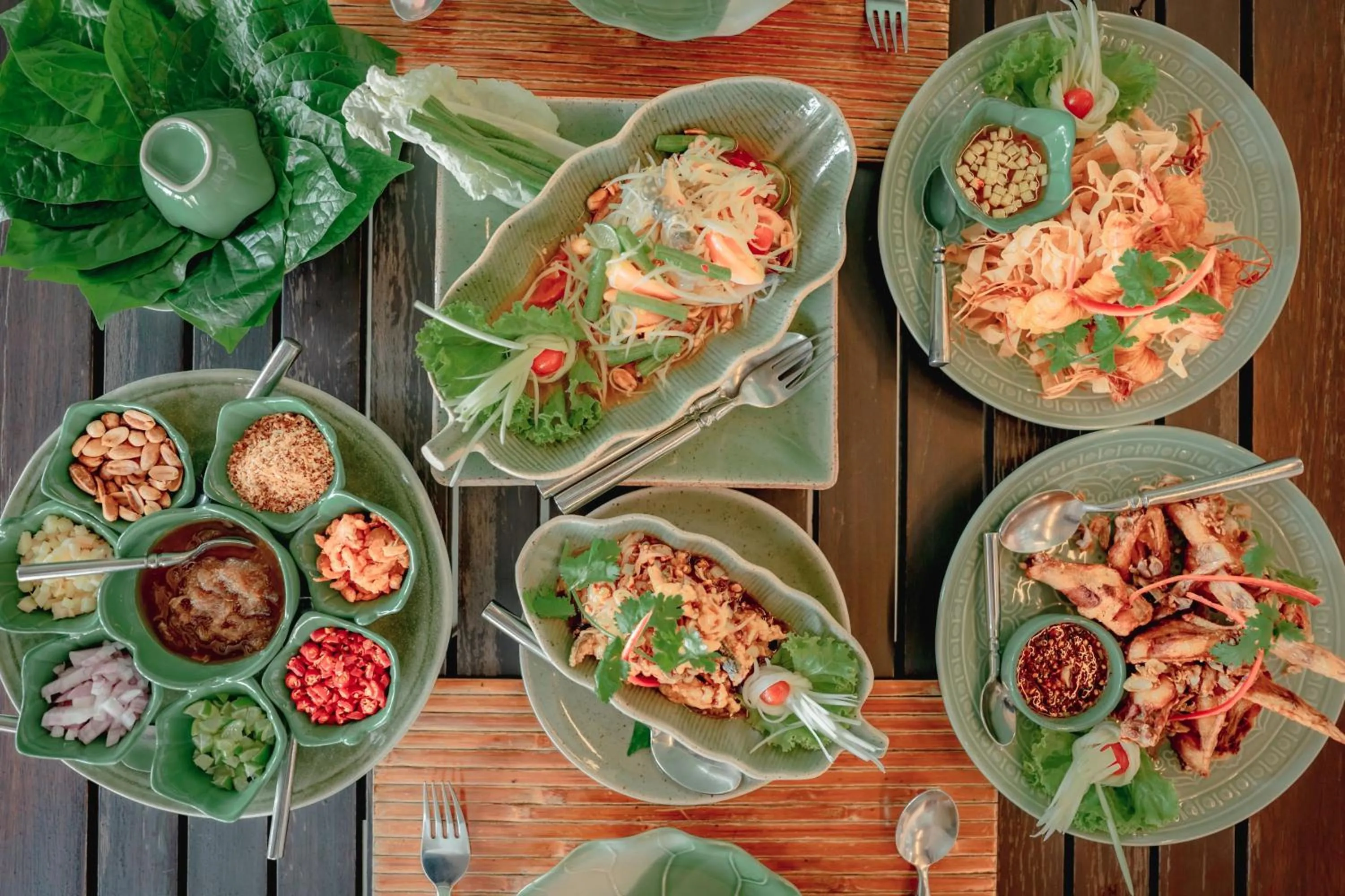 Food and drinks in Le Vimarn Cottages & Spa