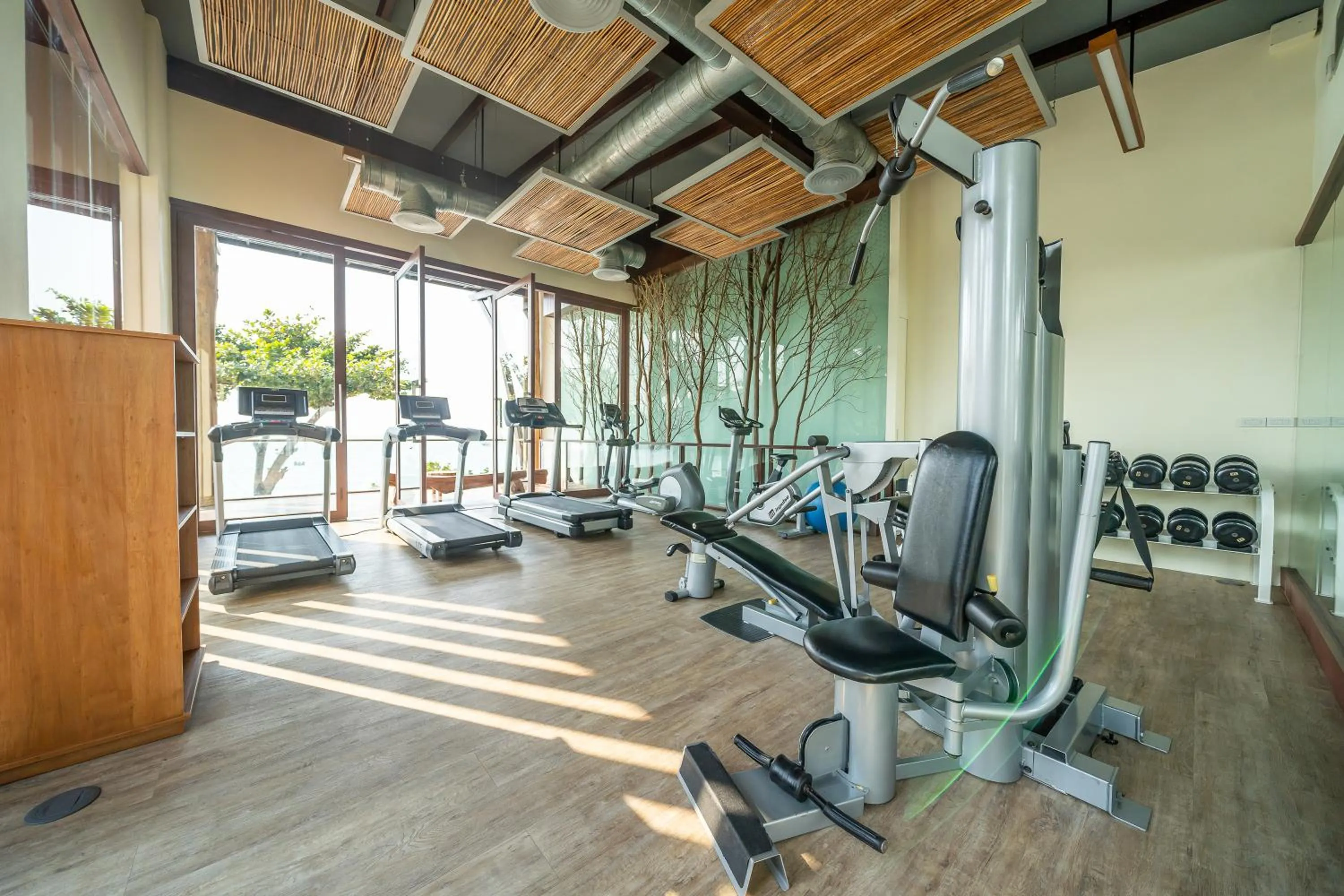 Fitness centre/facilities in Le Vimarn Cottages & Spa