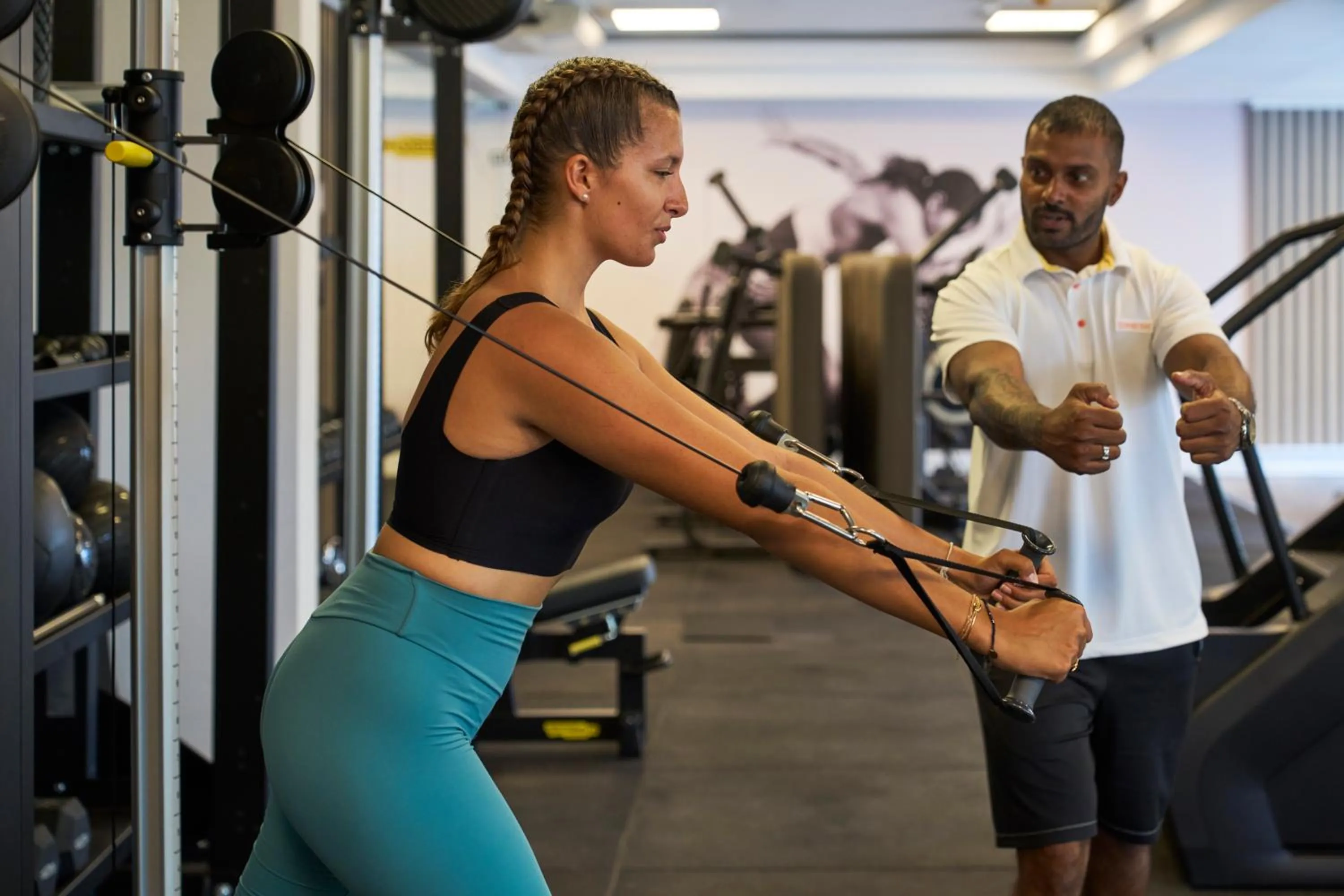 Fitness centre/facilities in LUX* Belle Mare Resort & Villas