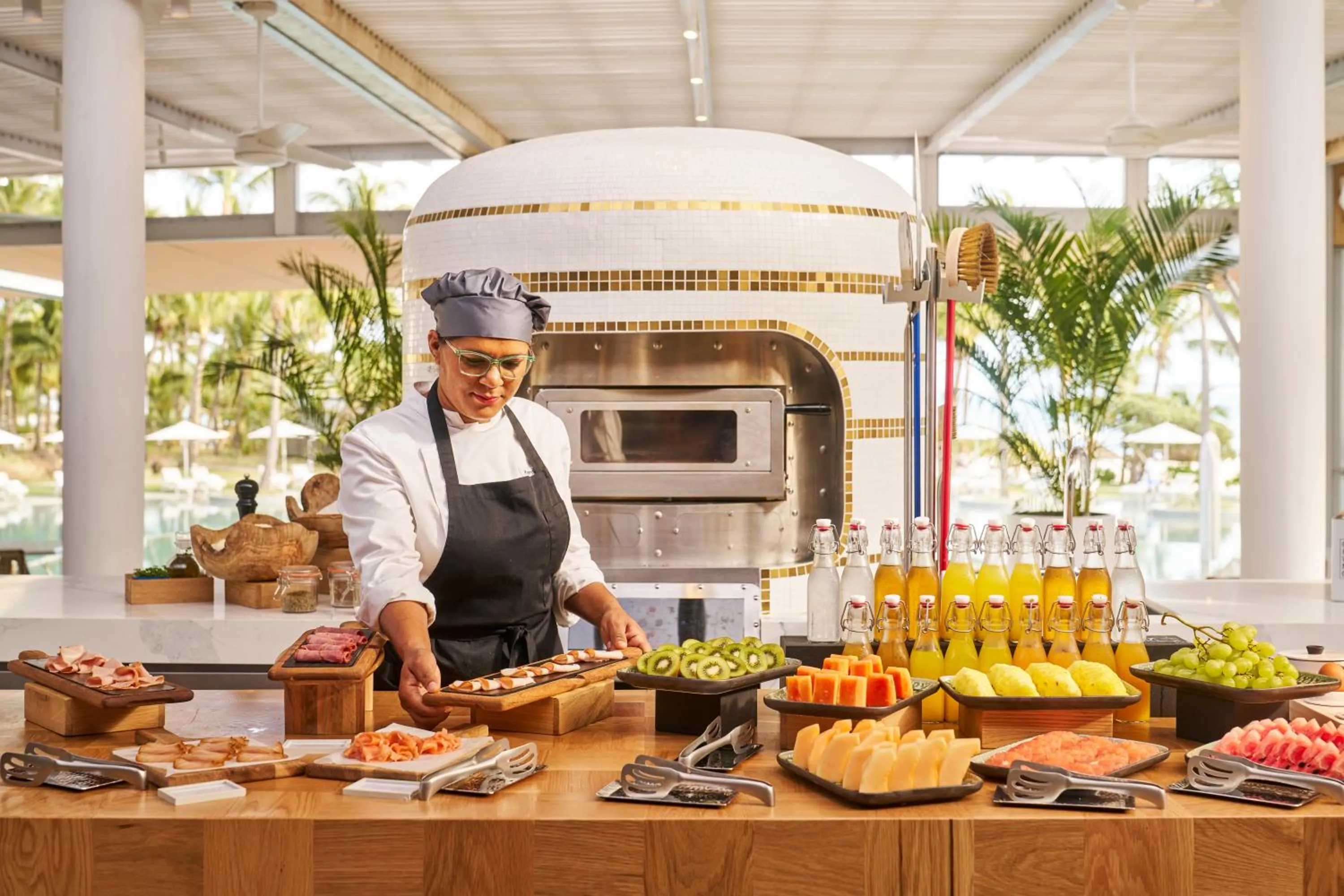 kitchen in LUX* Belle Mare Resort & Villas
