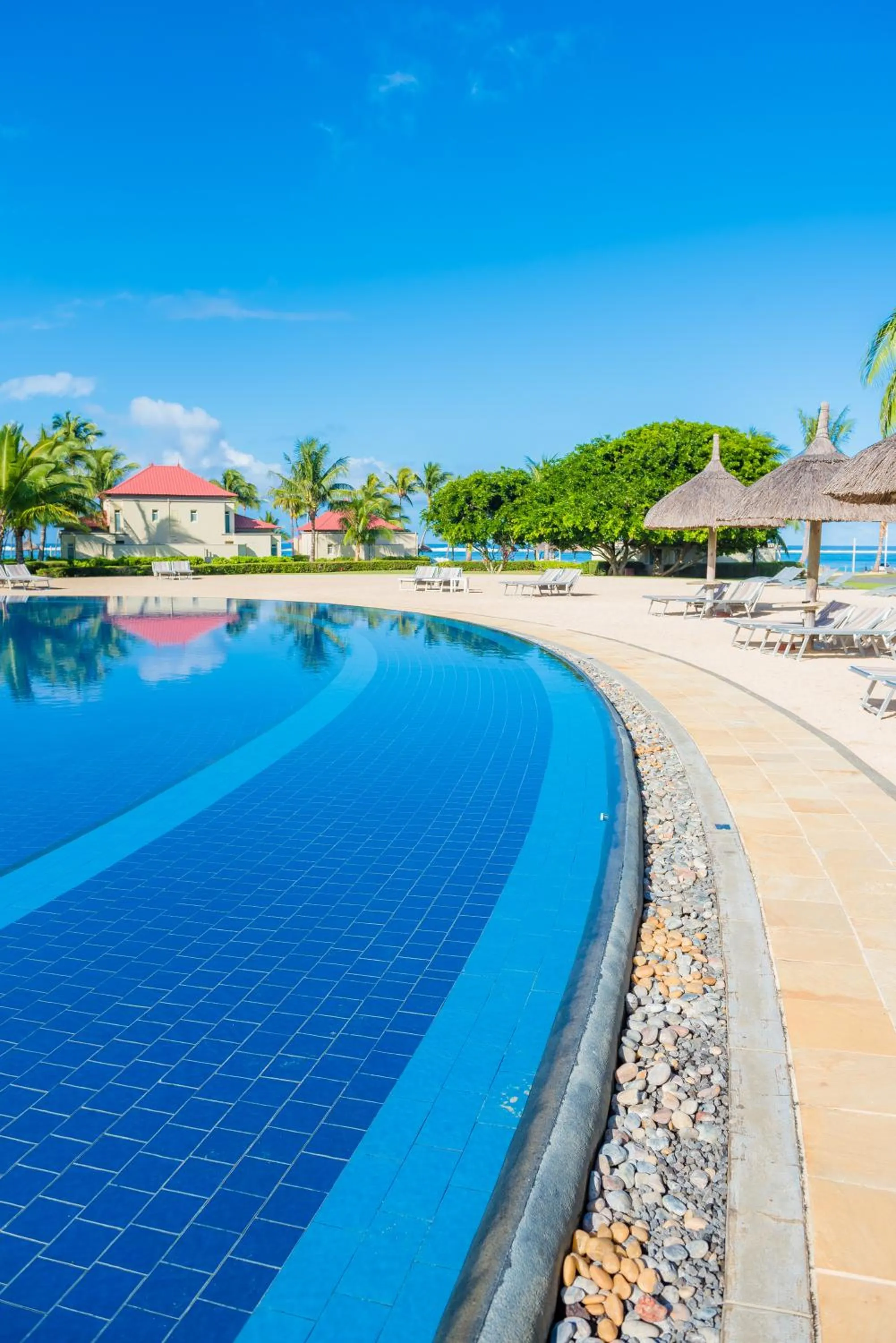 Swimming pool in Tamassa Bel Ombre