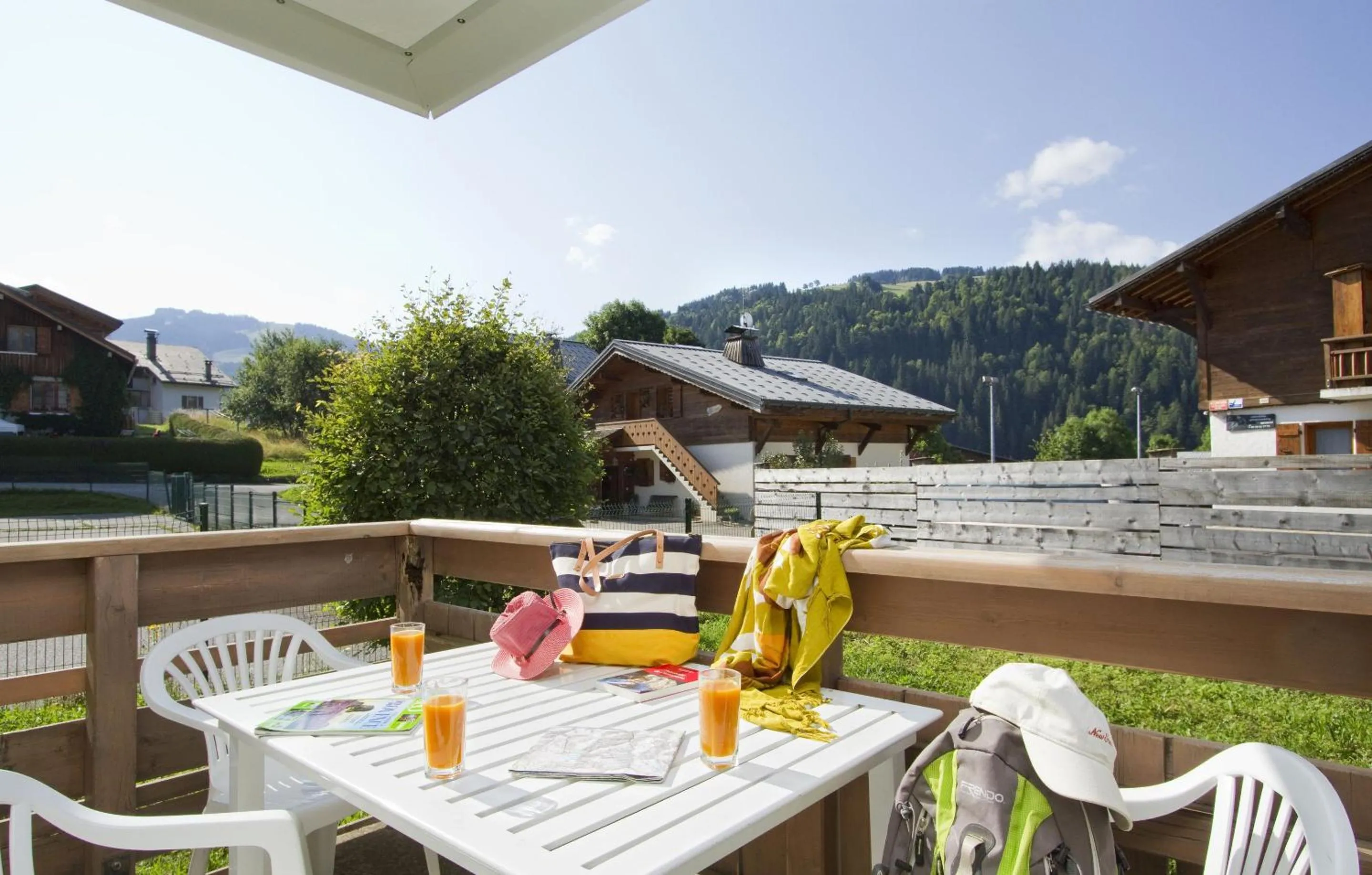 Patio in Résidence Odalys Les Belles Roches